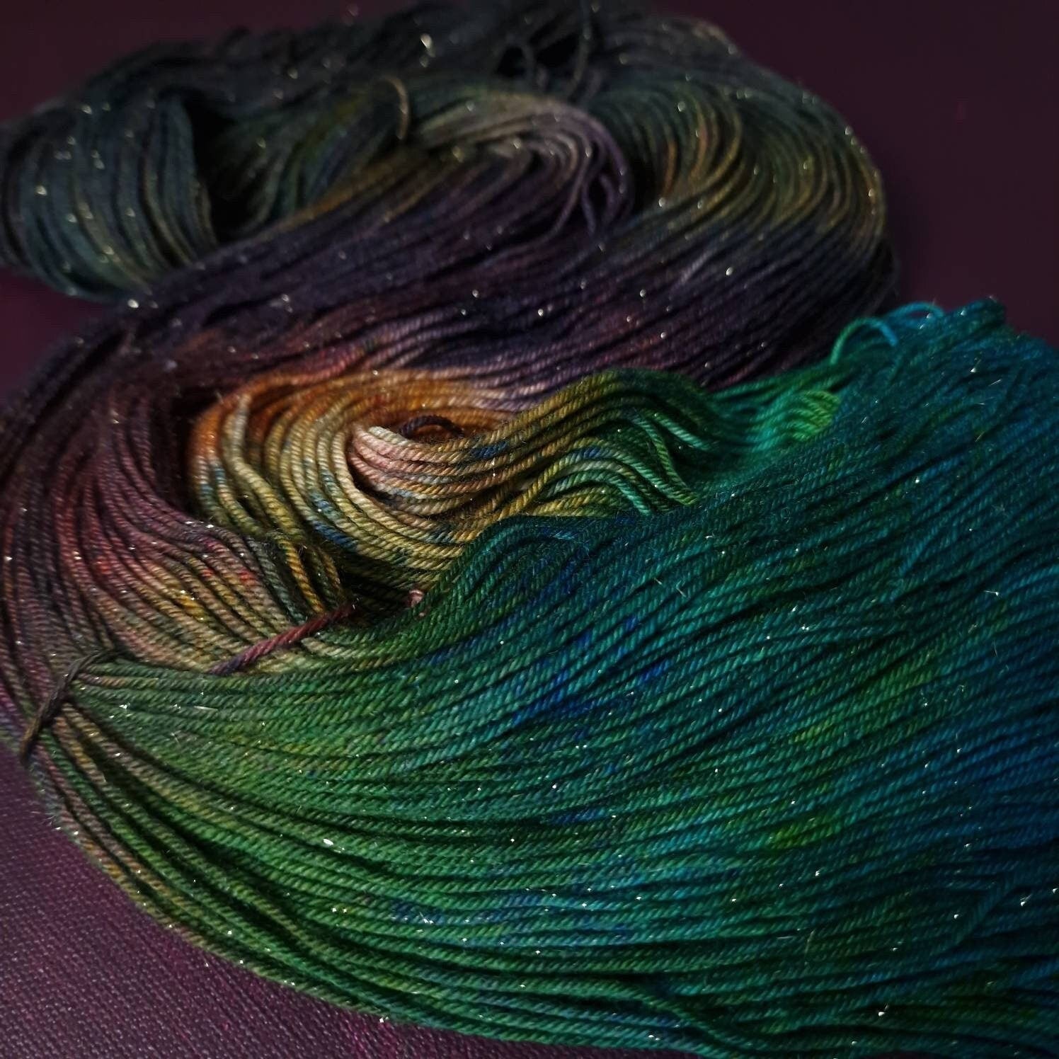 Hand dyed yarn ~ L’Allée des Rosiers***Dyed to order ~ Sock, Golden Sock, Merino Singles, DK, Aran, Mohair Silk