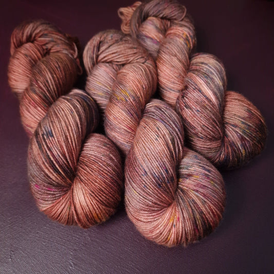 Hand dyed yarn ~ Rosewood ***Dyed to order ~ Sock, Merino Singles, DK, Aran, Mohair Silk