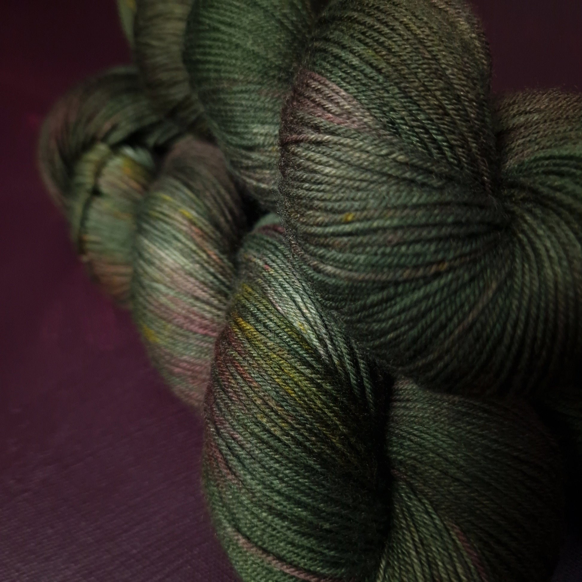 Hand dyed yarn ~ Moody Artichoke ***Dyed to order ~ Sock, Merino Singles, DK, Aran, Mohair Silk