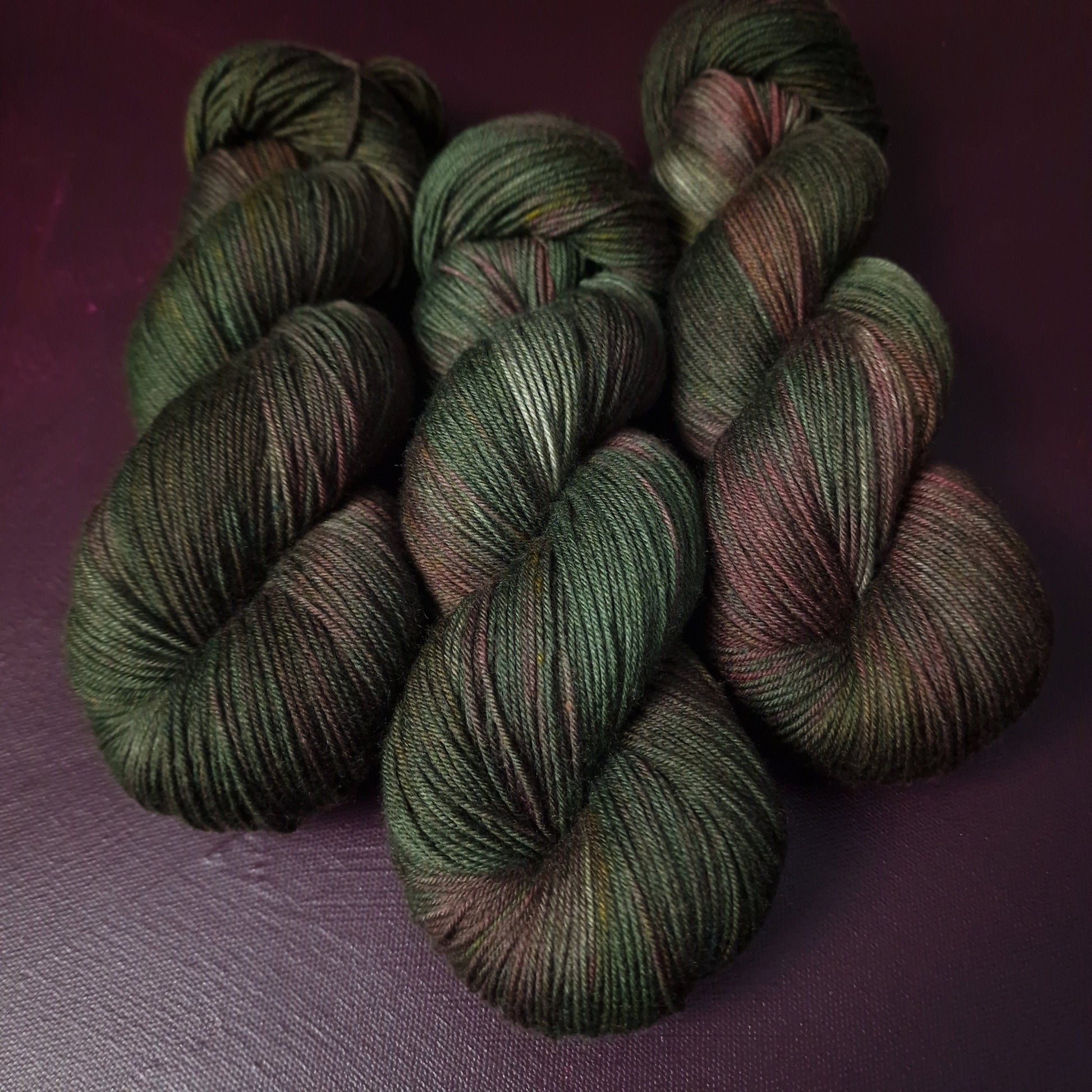 Hand dyed yarn ~ Moody Artichoke ***Dyed to order ~ Sock, Merino Singles, DK, Aran, Mohair Silk