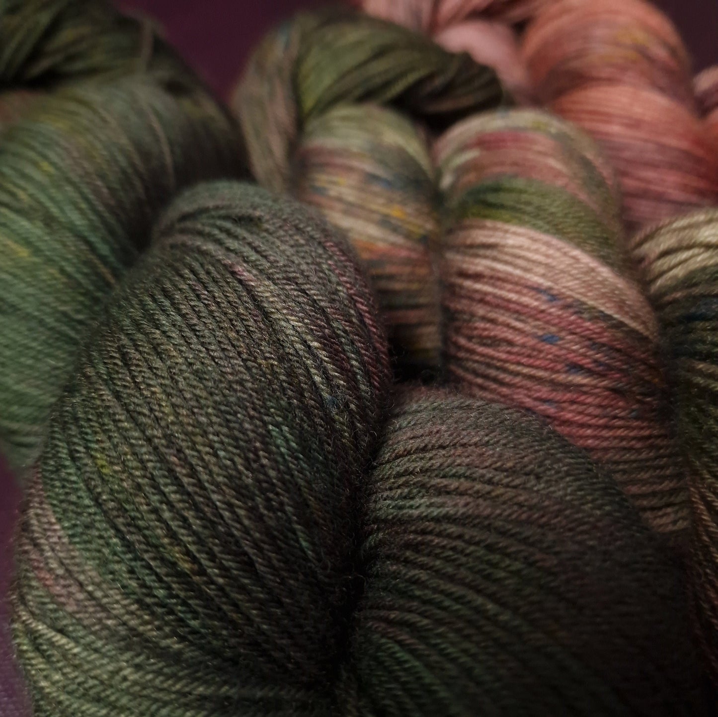 Hand dyed yarn ~ Moody Artichoke ***Dyed to order ~ Sock, Merino Singles, DK, Aran, Mohair Silk