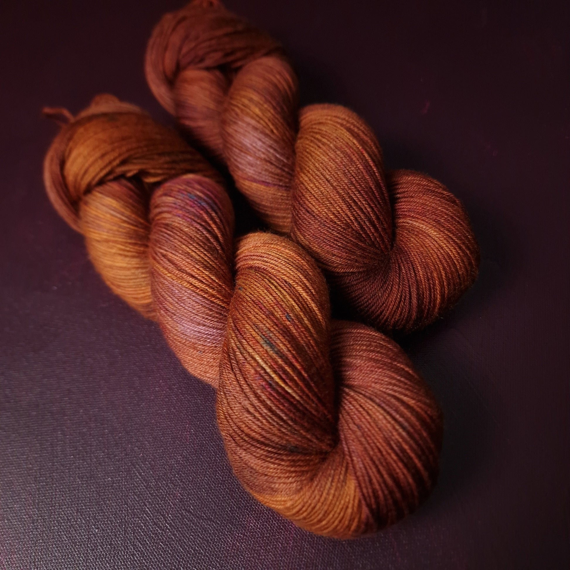 Hand dyed yarn ~ Old Love Never Rust ***Dyed to order ~ Sock, Merino Singles, DK, Aran, Mohair Silk