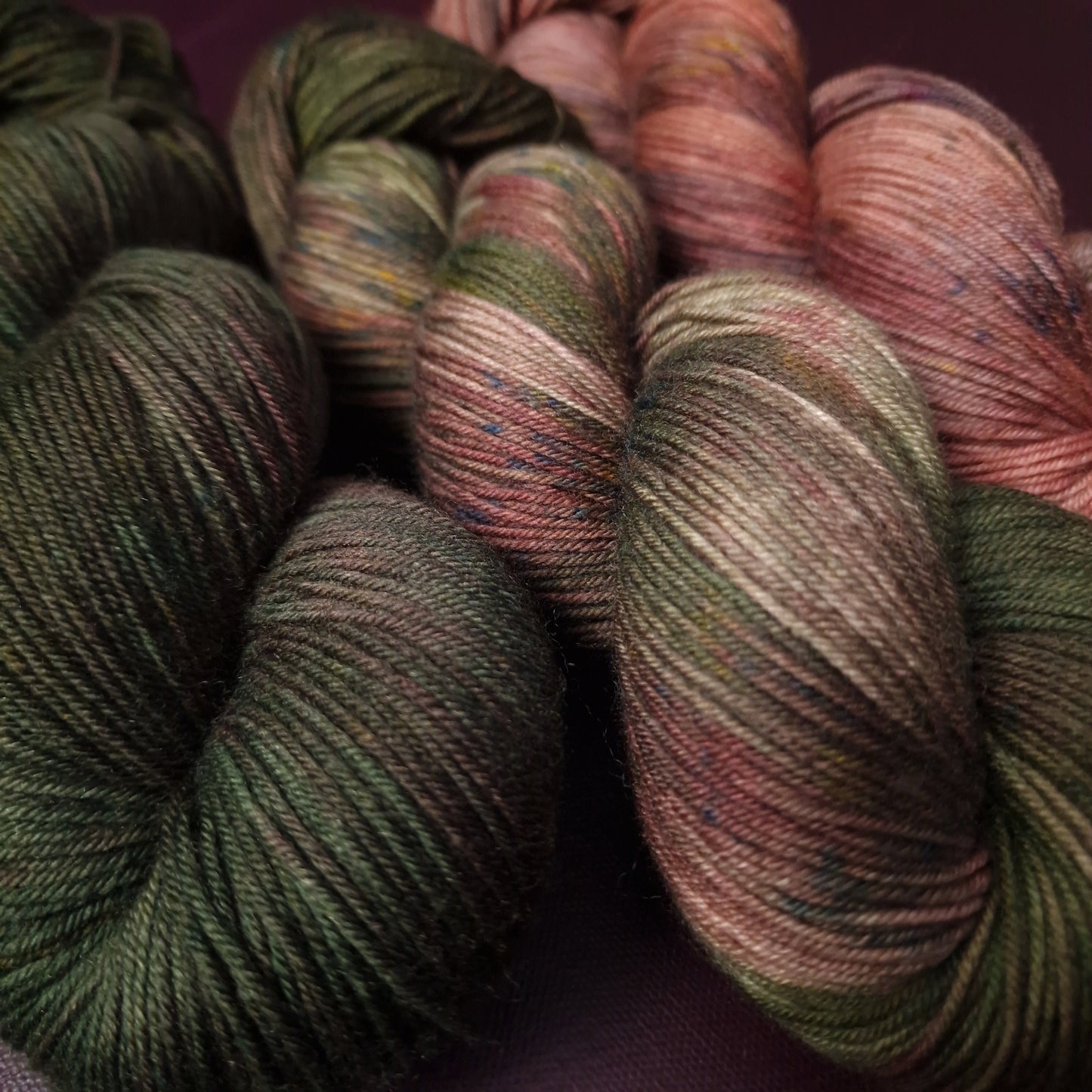 Hand dyed yarn Set ~ Woodland Stories ***Dyed to order ~ Sock, Merino Singles, DK, Aran, Mohair Silk