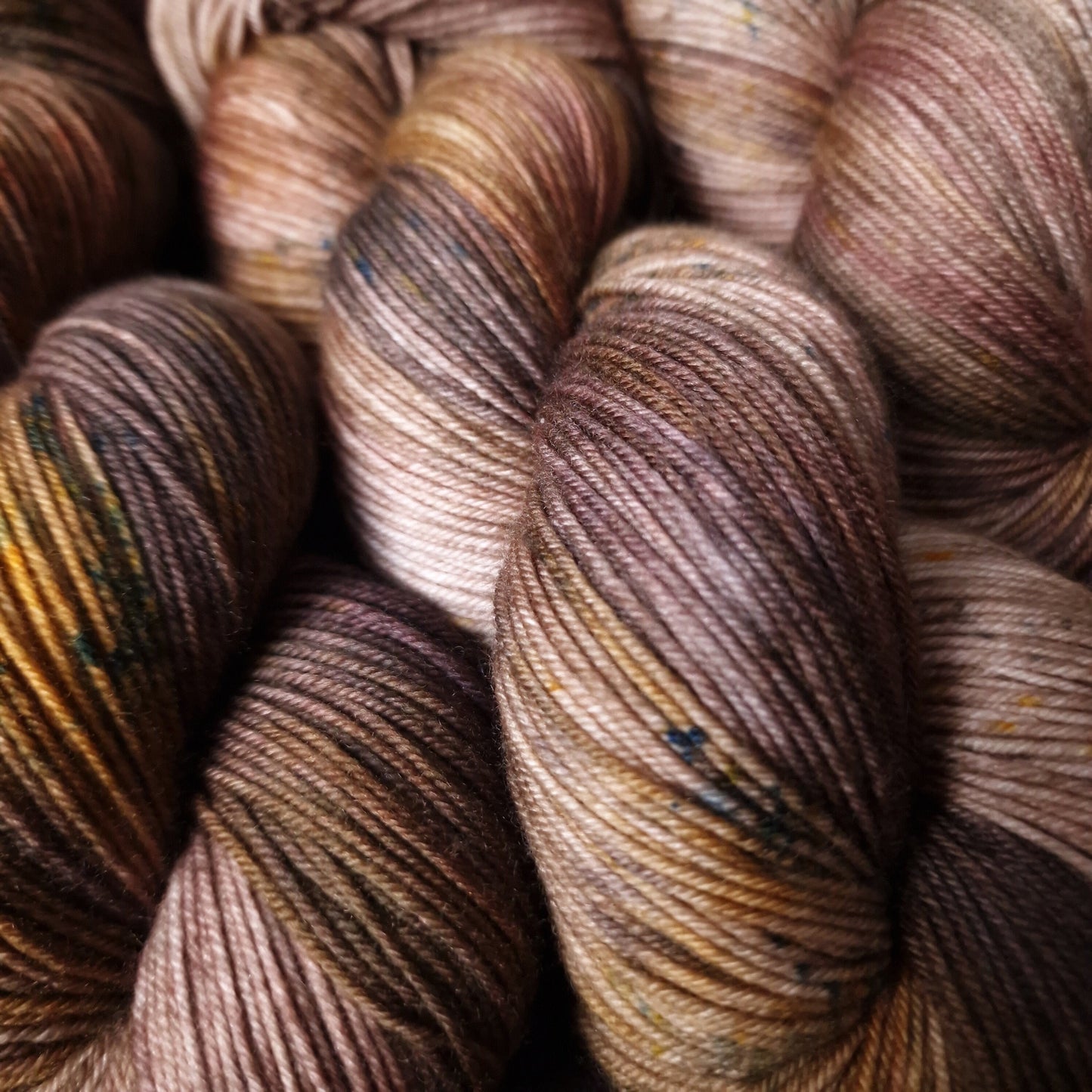 Hand dyed yarn ~ Dirty Chai Latte ***Dyed to order ~ Sock, Merino Singles, DK, Aran, Mohair Silk