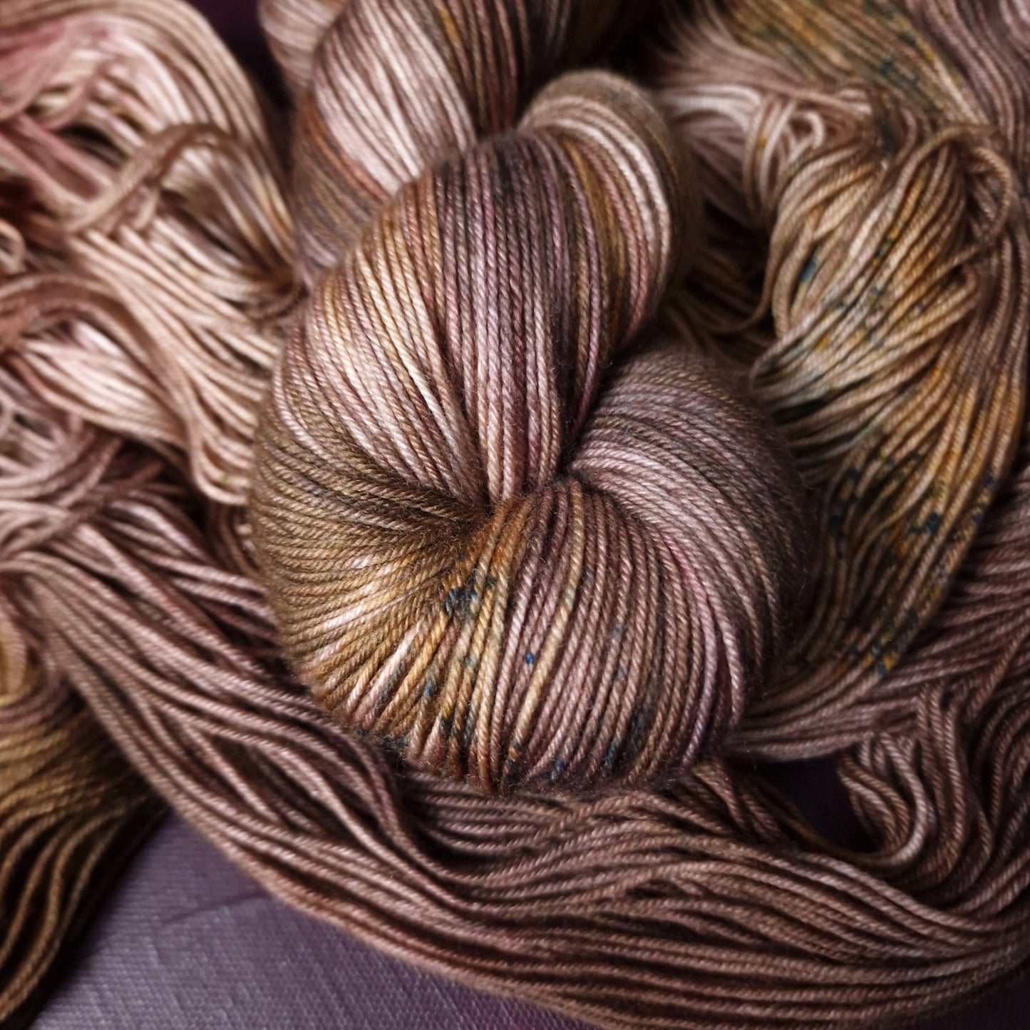 Hand dyed yarn ~ Dirty Chai Latte ***Dyed to order ~ Sock, Merino Singles, DK, Aran, Mohair Silk