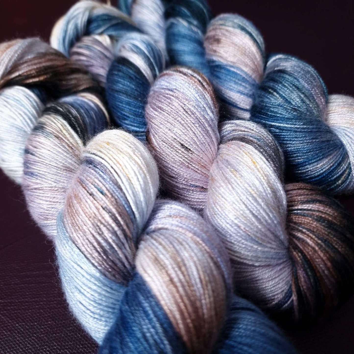 Hand dyed yarn ~ Claude M. Collection ~ Young Girls in a Rowing Boat ***Dyed to order ~ fingering / DK weight tencel OR bamboo yarn