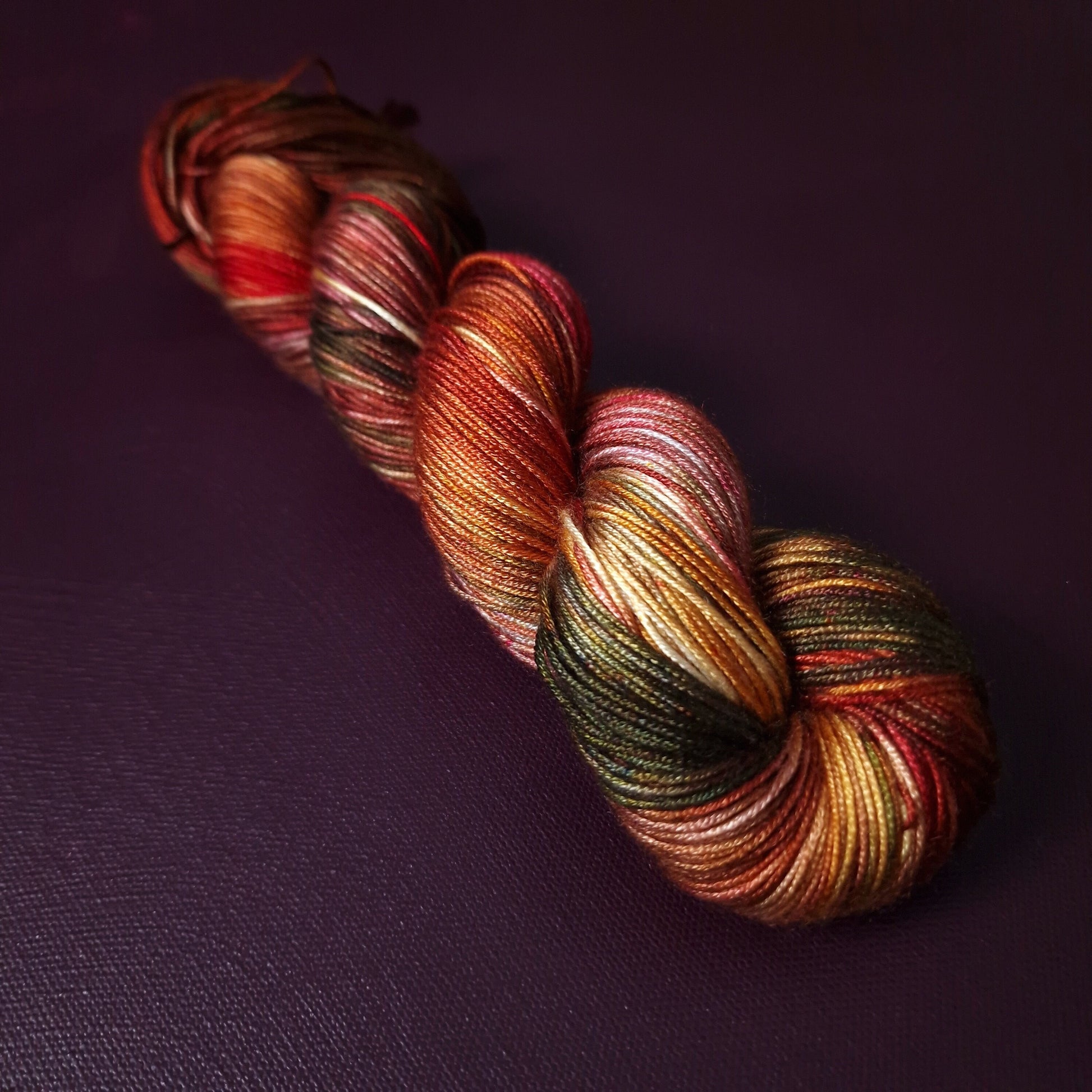 Hand dyed yarn ~ Claude M. Collection ~ Peaches ***Dyed to order ~ fingering / DK weight tencel OR bamboo yarn, vegan