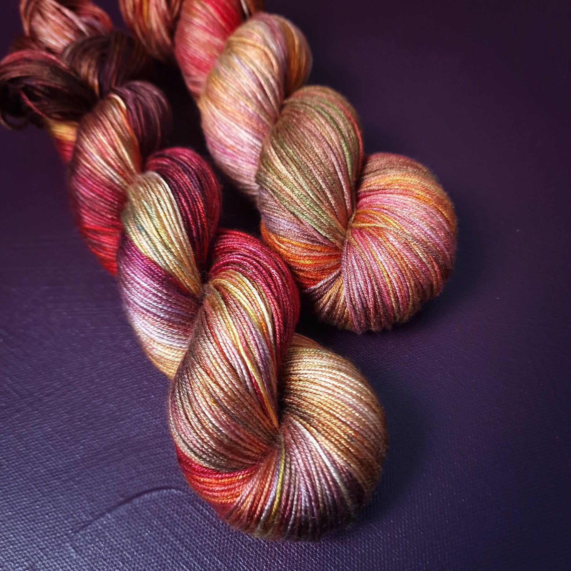 Hand dyed yarn ~ Claude M. Collection ~ Peaches ***Dyed to order ~ fingering / DK weight tencel OR bamboo yarn, vegan