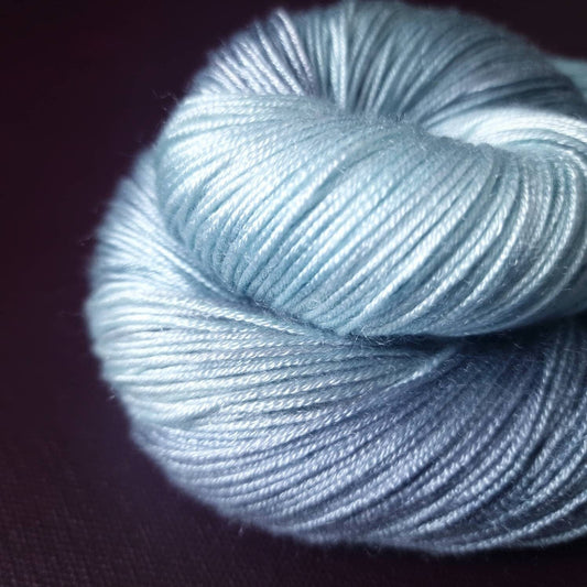 Hand dyed yarn ~ Crystal Fairy ***Dyed to order ~ fingering / DK weight tencel OR bamboo yarn, vegan