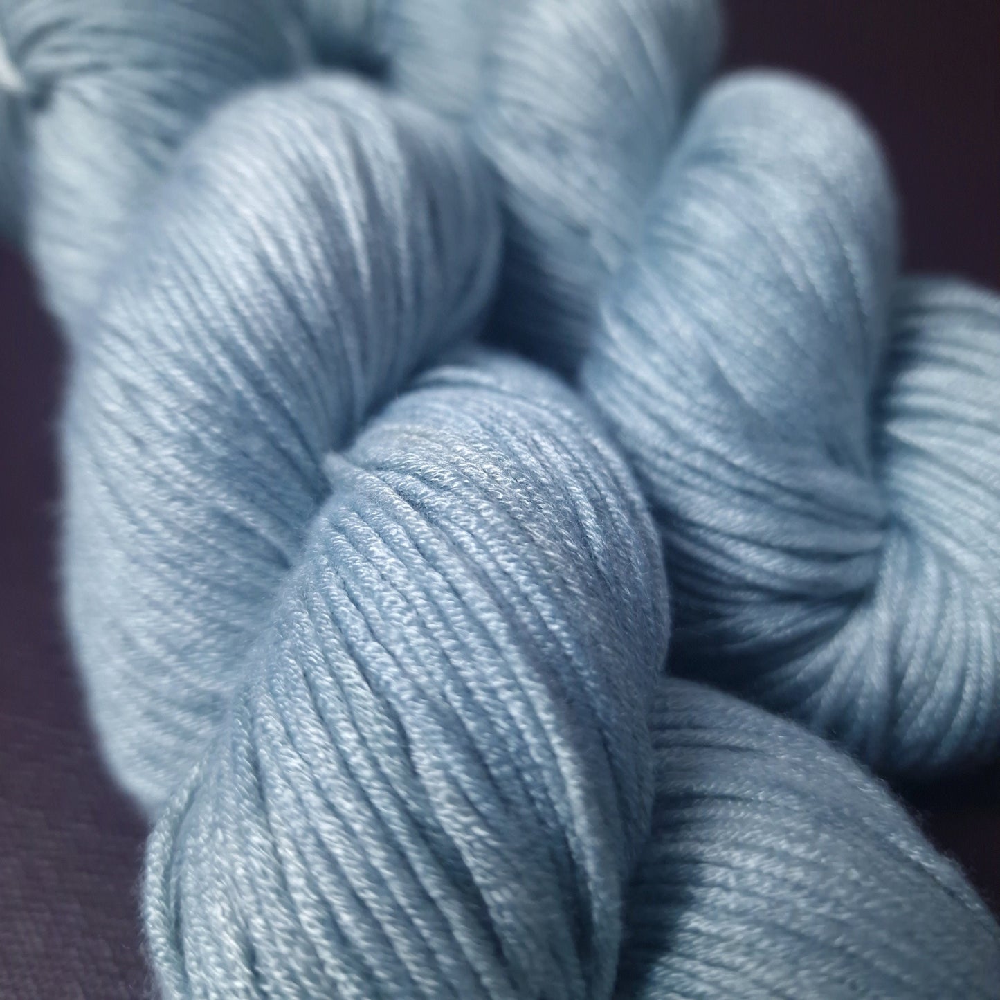 Hand dyed yarn ~ Sky High ***Dyed to order ~ fingering / DK weight tencel OR bamboo yarn, vegan