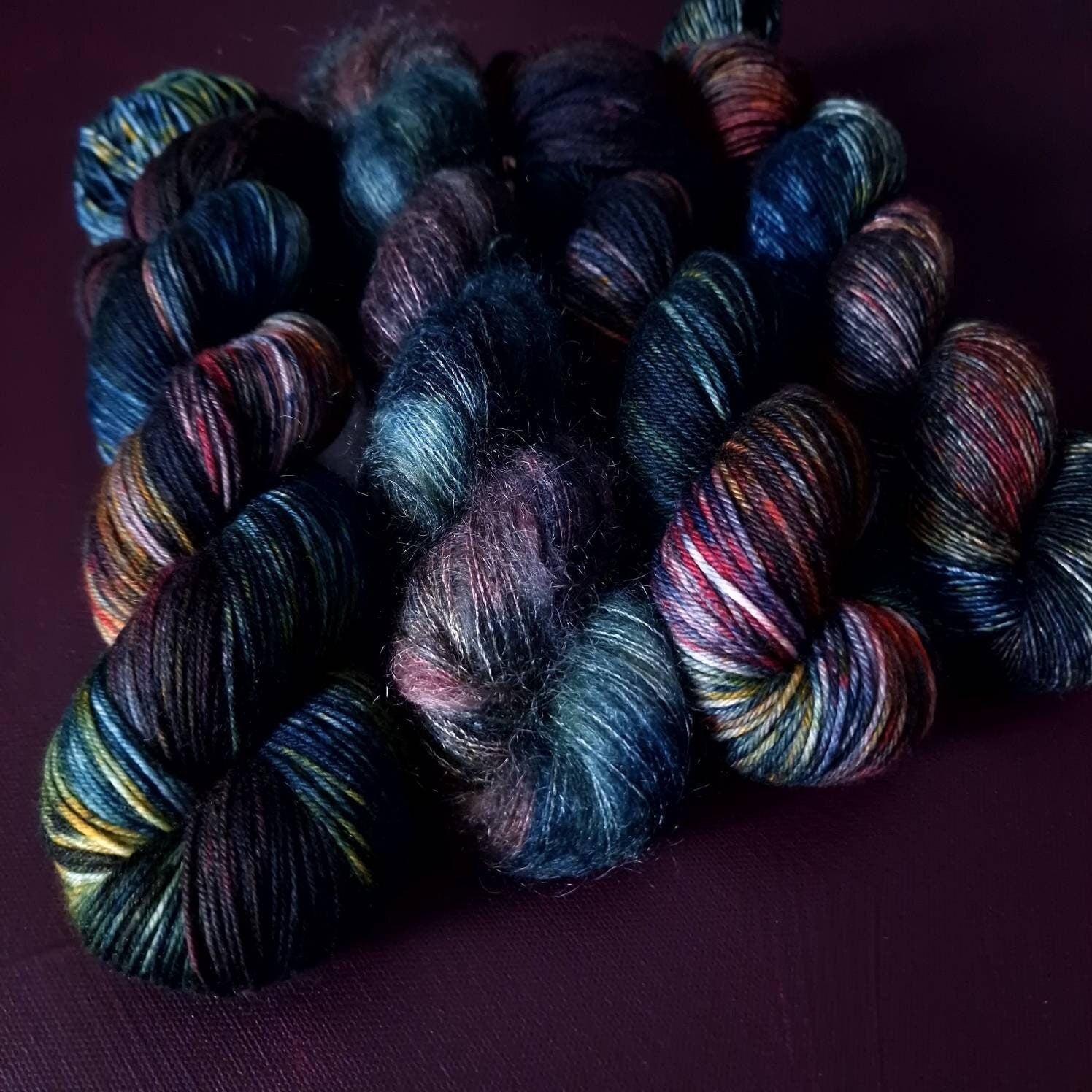 Hand dyed yarn ~ Glow In The Dark ***Dyed to order ~ Sock, Merino Singles, DK, Aran, Mohair Silk