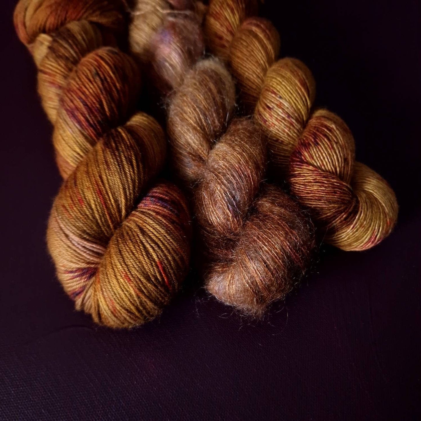 Hand dyed yarn ~ Pumpkin Spice ***Dyed to order ~ Sock, Merino Singles, DK, Aran, Mohair Silk