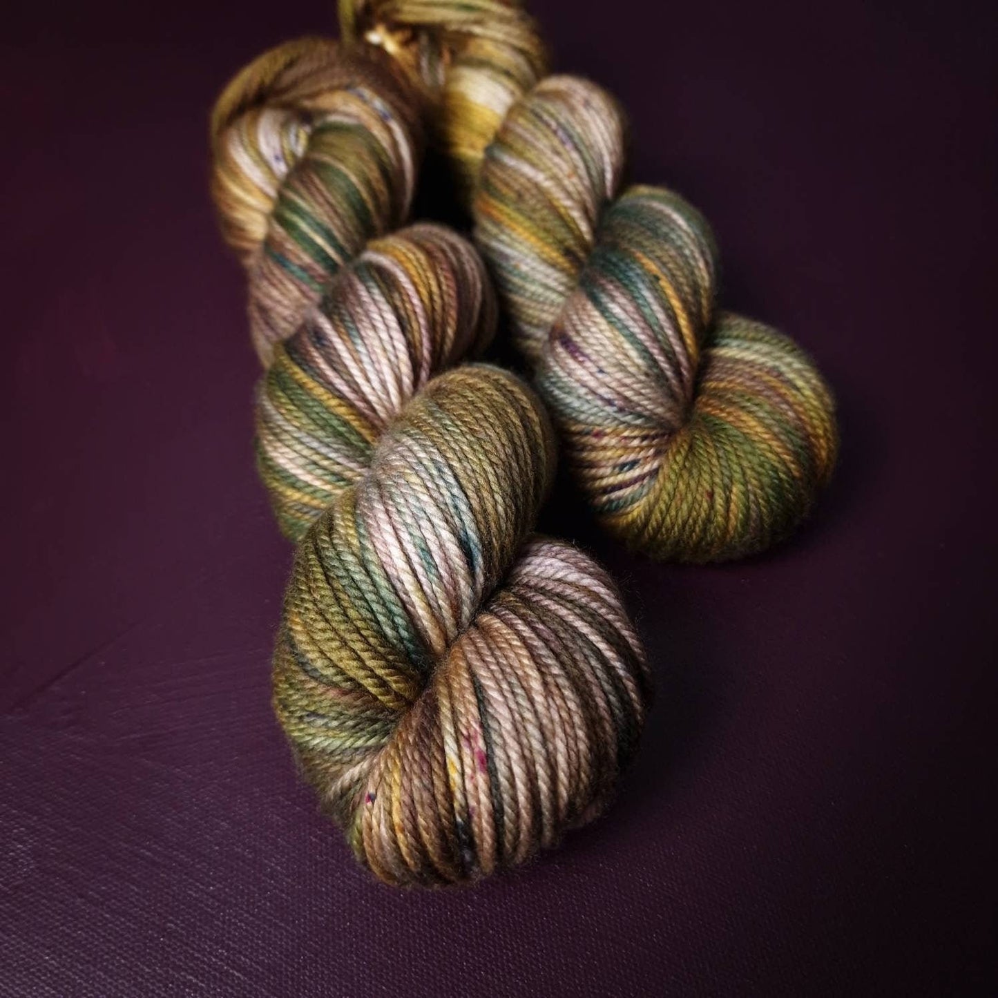 Hand dyed yarn ~ Acorn Bouqet***Dyed to order ~ Sock, Merino Singles, DK, Aran, Mohair Silk