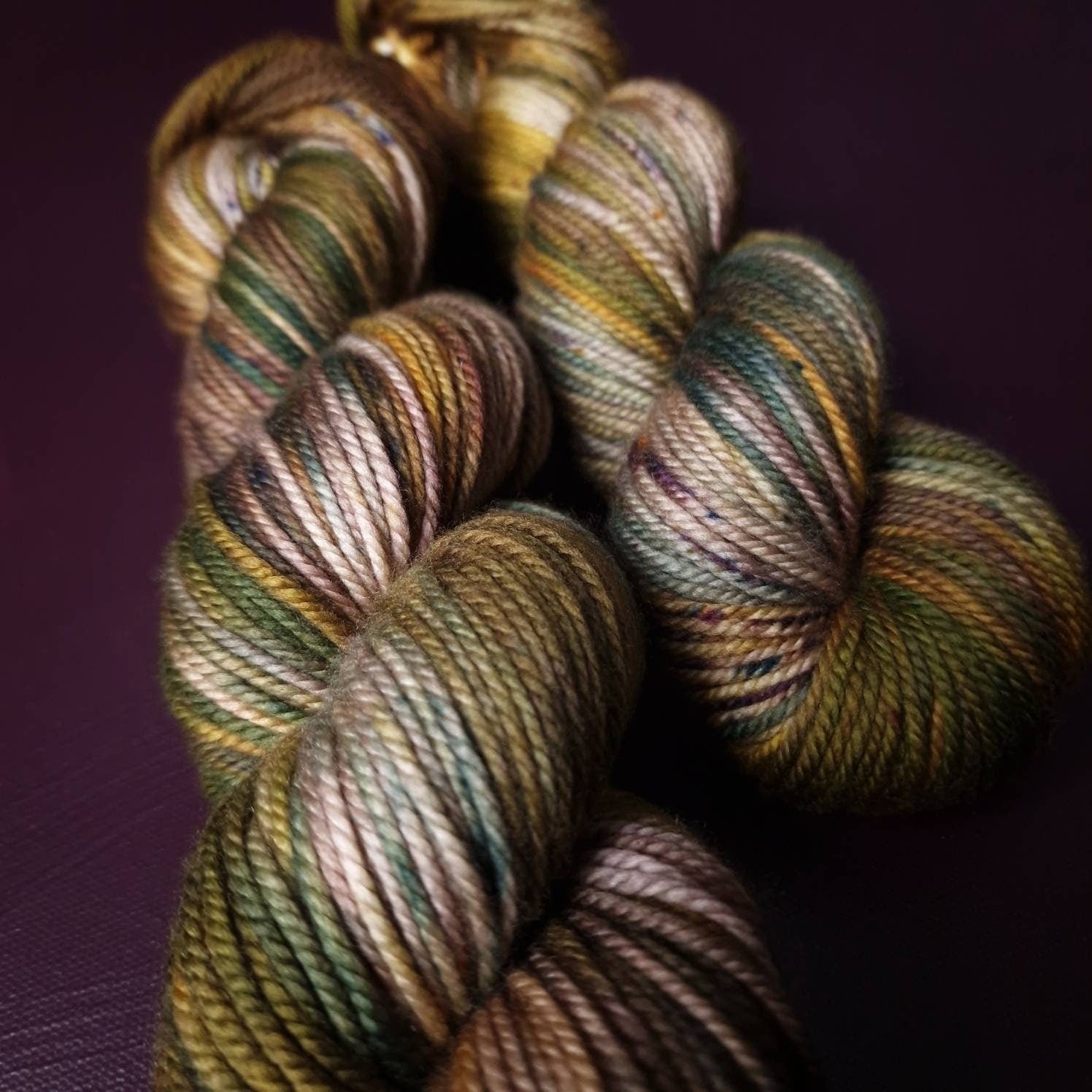 Hand dyed yarn ~ Acorn Bouqet***Dyed to order ~ Sock, Merino Singles, DK, Aran, Mohair Silk