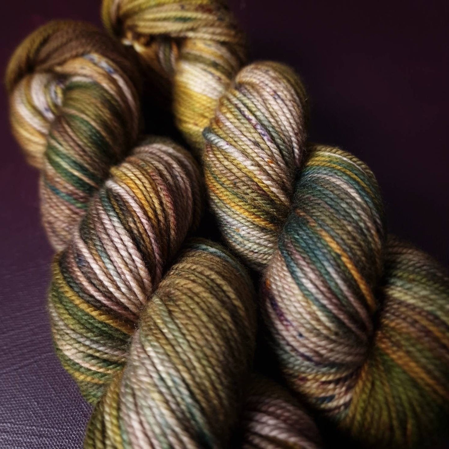 Hand dyed yarn ~ Acorn Bouqet***Dyed to order ~ Sock, Merino Singles, DK, Aran, Mohair Silk