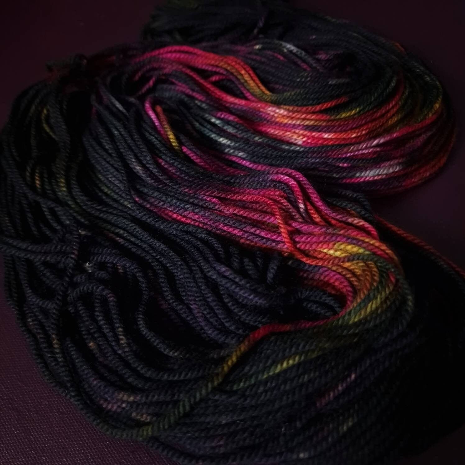 Hand dyed yarn ~ The Clown*** Dyed to order ~ Sock, Merino Singles, DK, Aran, Mohair Silk