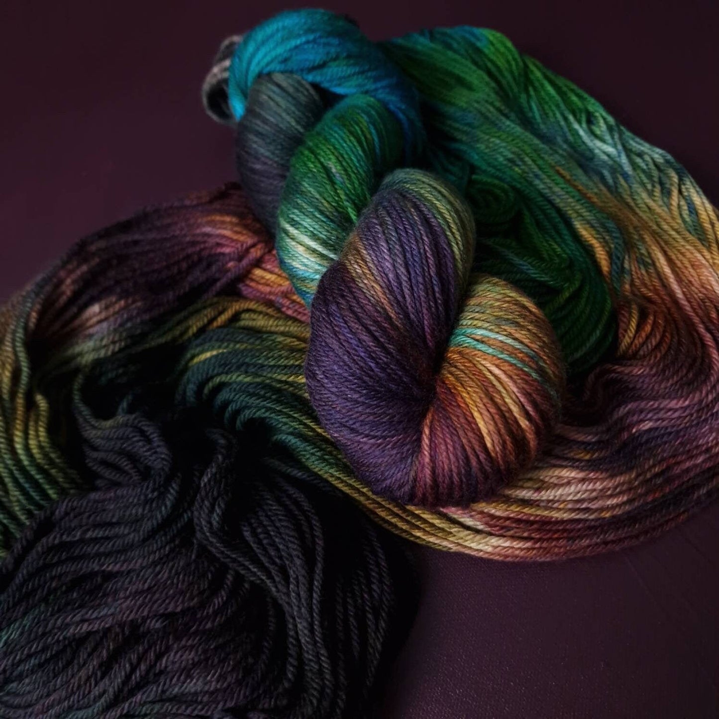 Hand dyed yarn ~ L’Allée des Rosiers***Dyed to order ~ Sock, Golden Sock, Merino Singles, DK, Aran, Mohair Silk