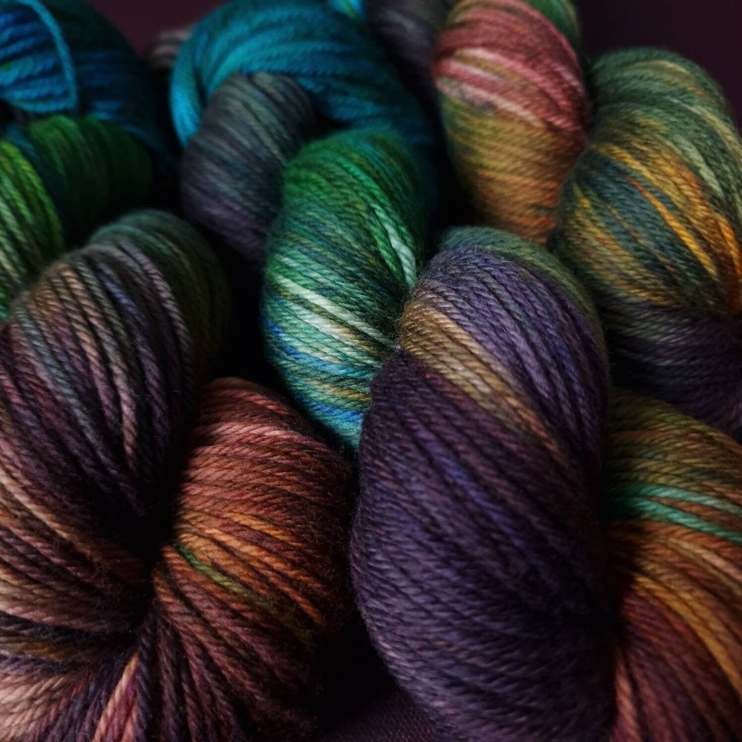 Hand dyed yarn ~ L’Allée des Rosiers***Dyed to order ~ Sock, Golden Sock, Merino Singles, DK, Aran, Mohair Silk