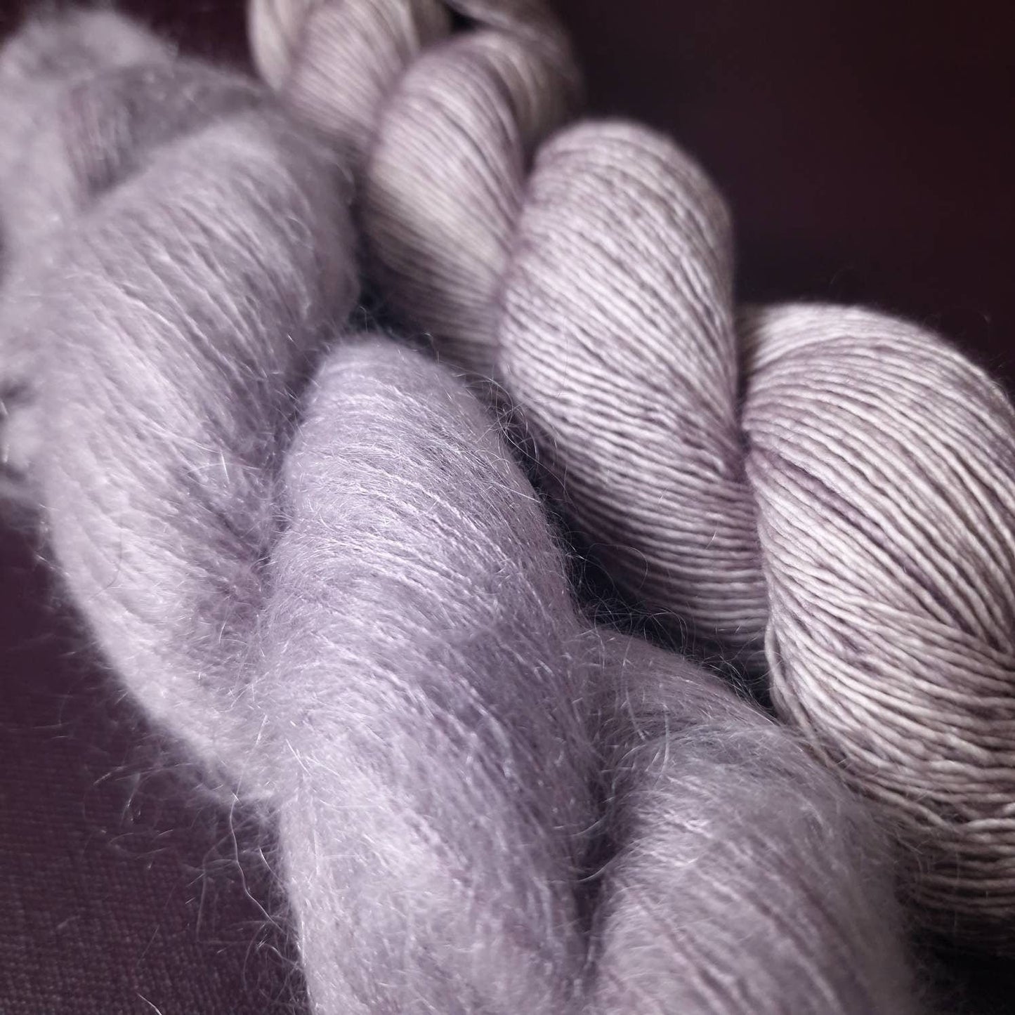 Hand dyed yarn ~ Mauve Desert ***Dyed to order ~ Sock, Merino Singles, DK, Aran, Mohair Silk