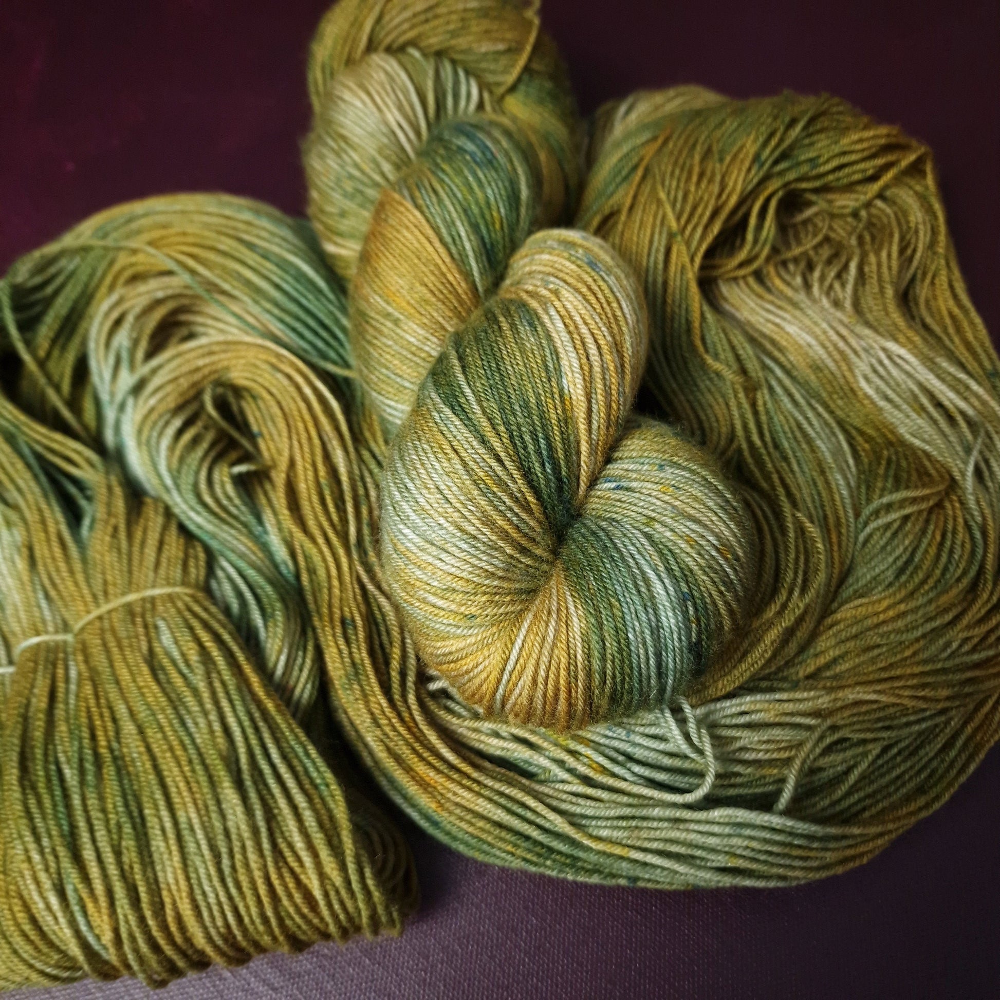 Hand dyed yarn ~ Olive Leaf ***Dyed to order ~ Sock, Merino Singles, DK, Aran, Mohair Silk