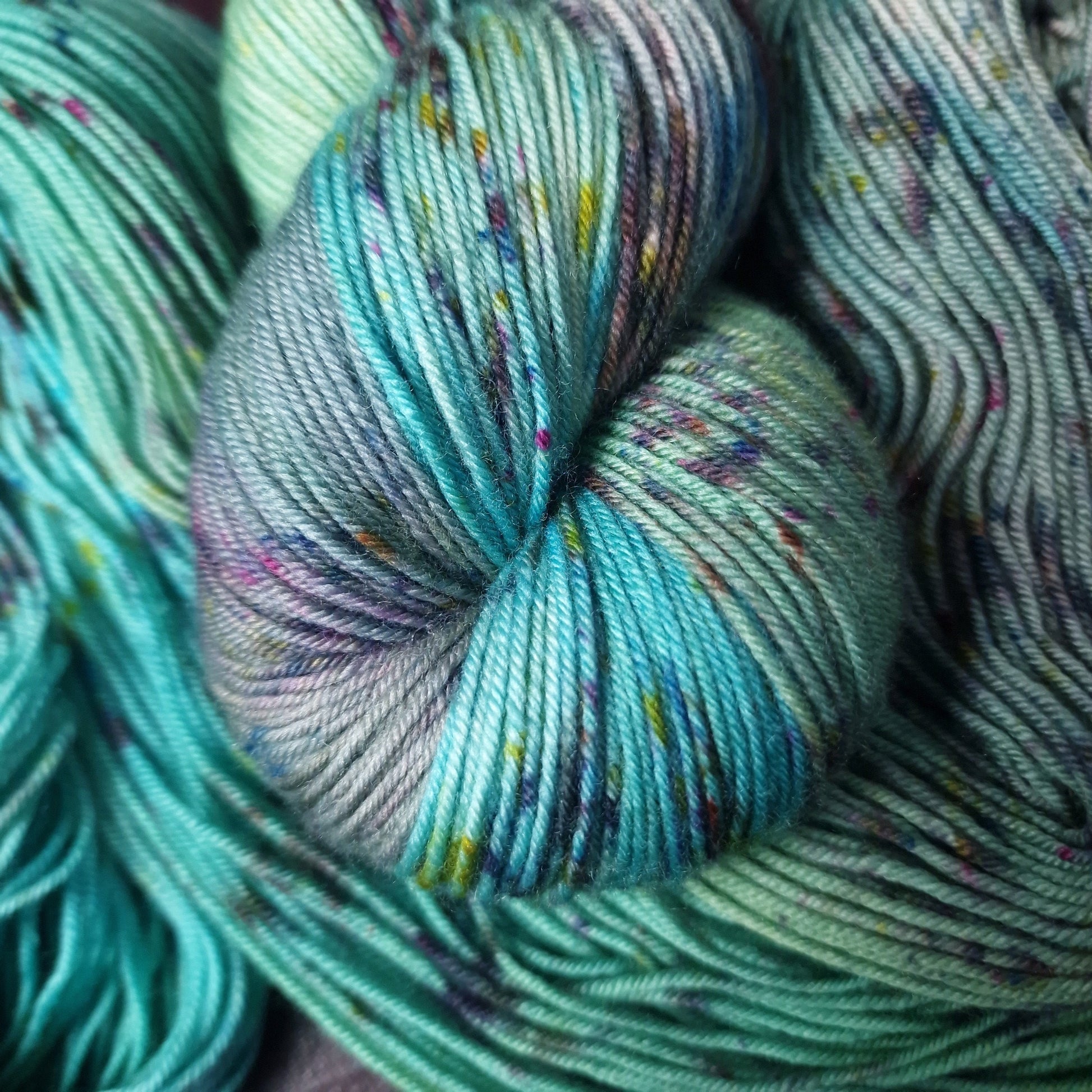 Hand dyed yarn ~ Unicorn Mermaid ***Dyed to order ~ Sock, Merino Singles, DK, Aran, Mohair Silk