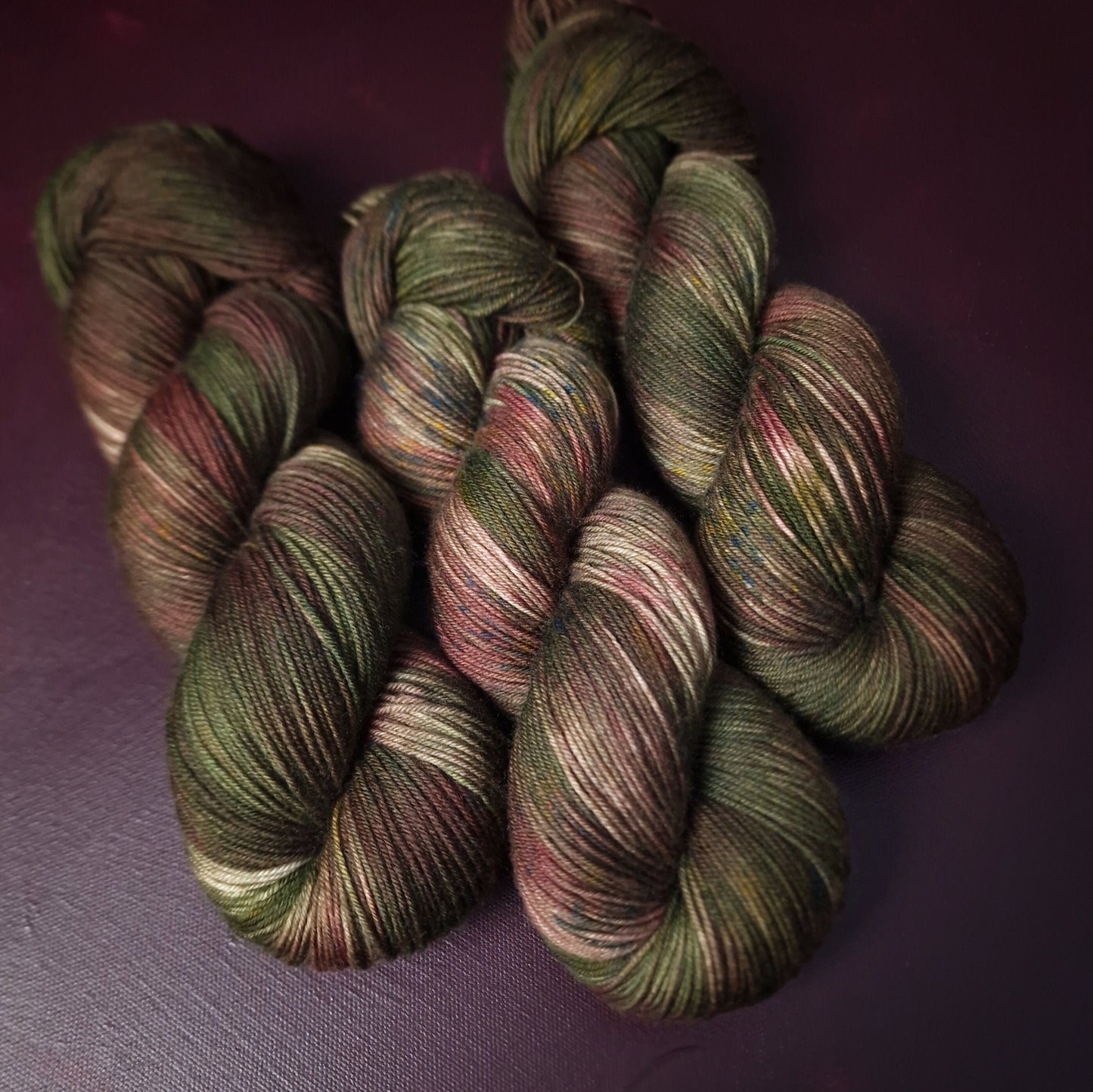 Hand dyed yarn ~ Purple Artichoke ***Dyed to order ~ Sock, Merino Singles, DK, Aran, Mohair Silk