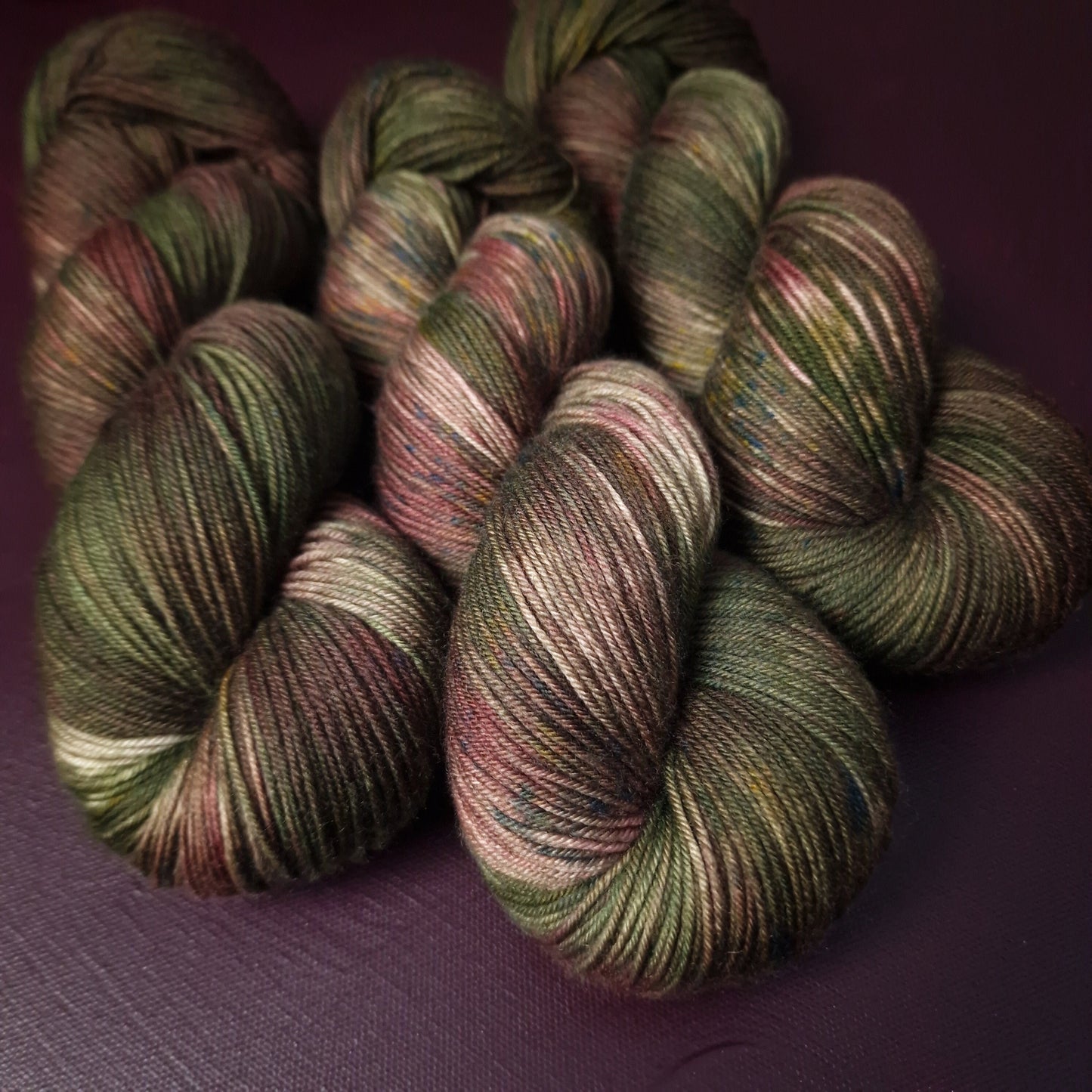 Hand dyed yarn ~ Purple Artichoke ***Dyed to order ~ Sock, Merino Singles, DK, Aran, Mohair Silk