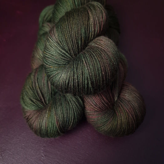 Hand dyed yarn ~ Moody Artichoke ***Dyed to order ~ Sock, Merino Singles, DK, Aran, Mohair Silk