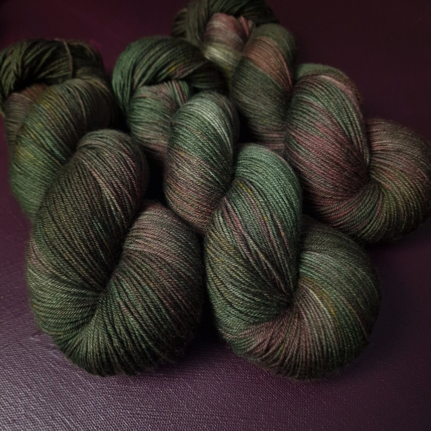 Hand dyed yarn ~ Moody Artichoke ***Dyed to order ~ Sock, Merino Singles, DK, Aran, Mohair Silk