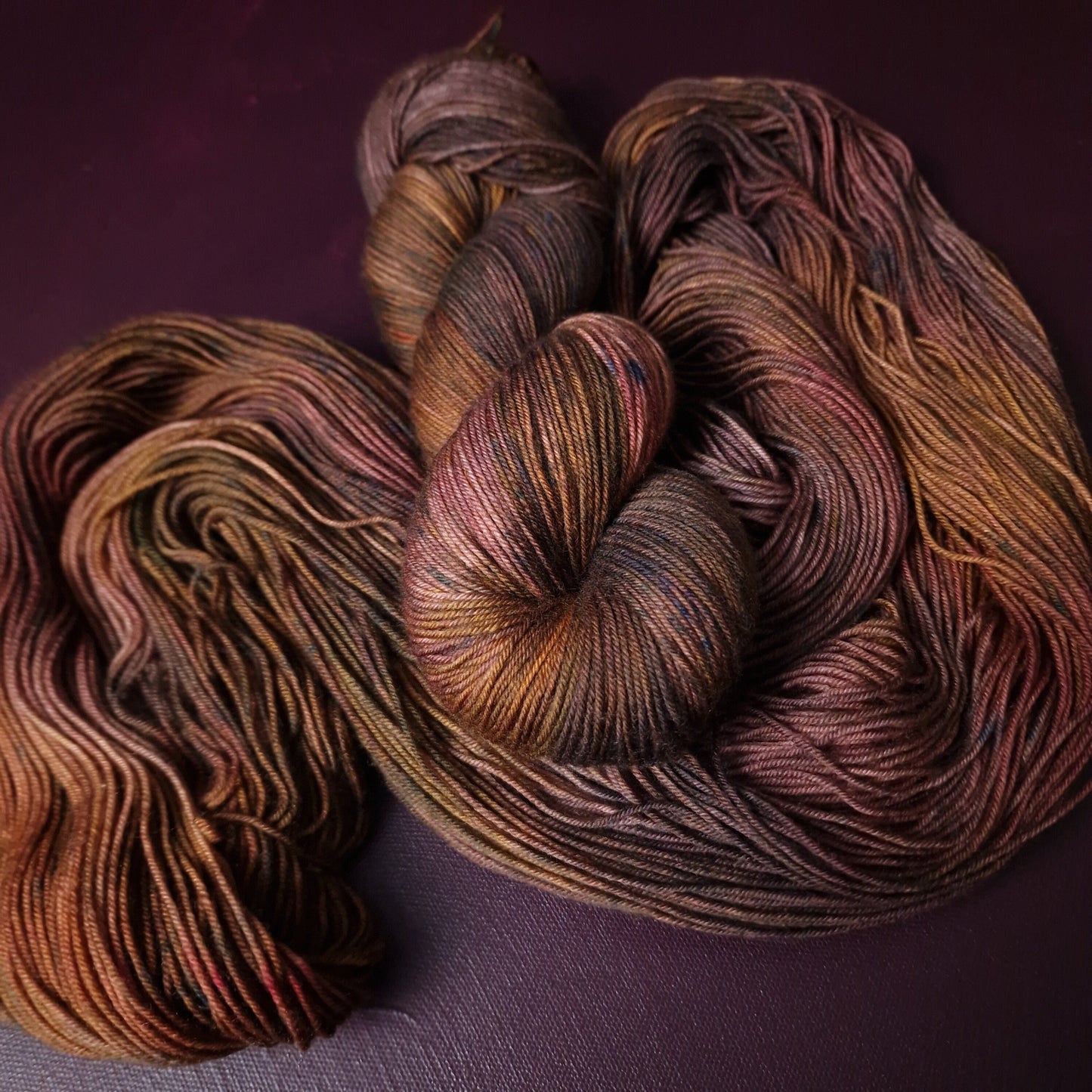 Hand dyed yarn ~ Autumn Romance ***Dyed to order ~ Sock, Merino Singles, DK, Aran, Mohair Silk