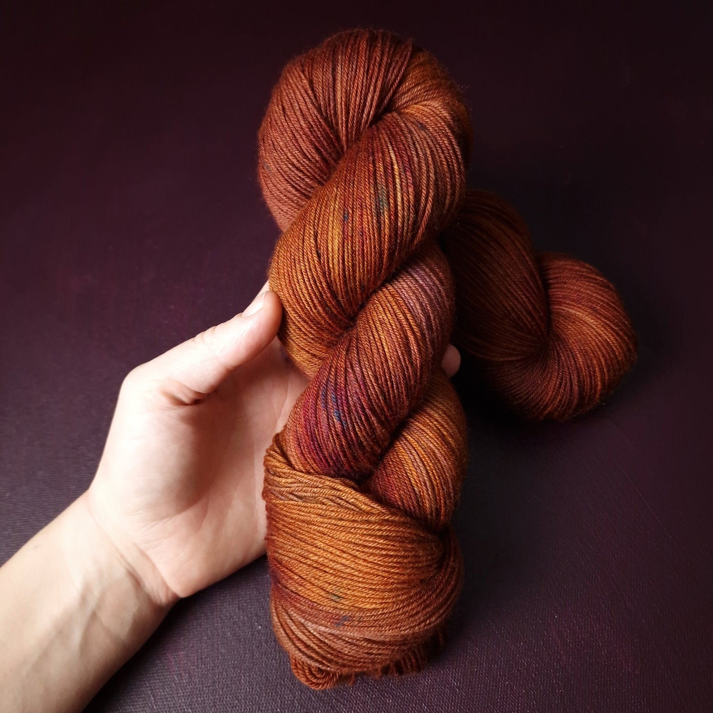 Hand dyed yarn ~ Old Love Never Rust ***Dyed to order ~ Sock, Merino Singles, DK, Aran, Mohair Silk