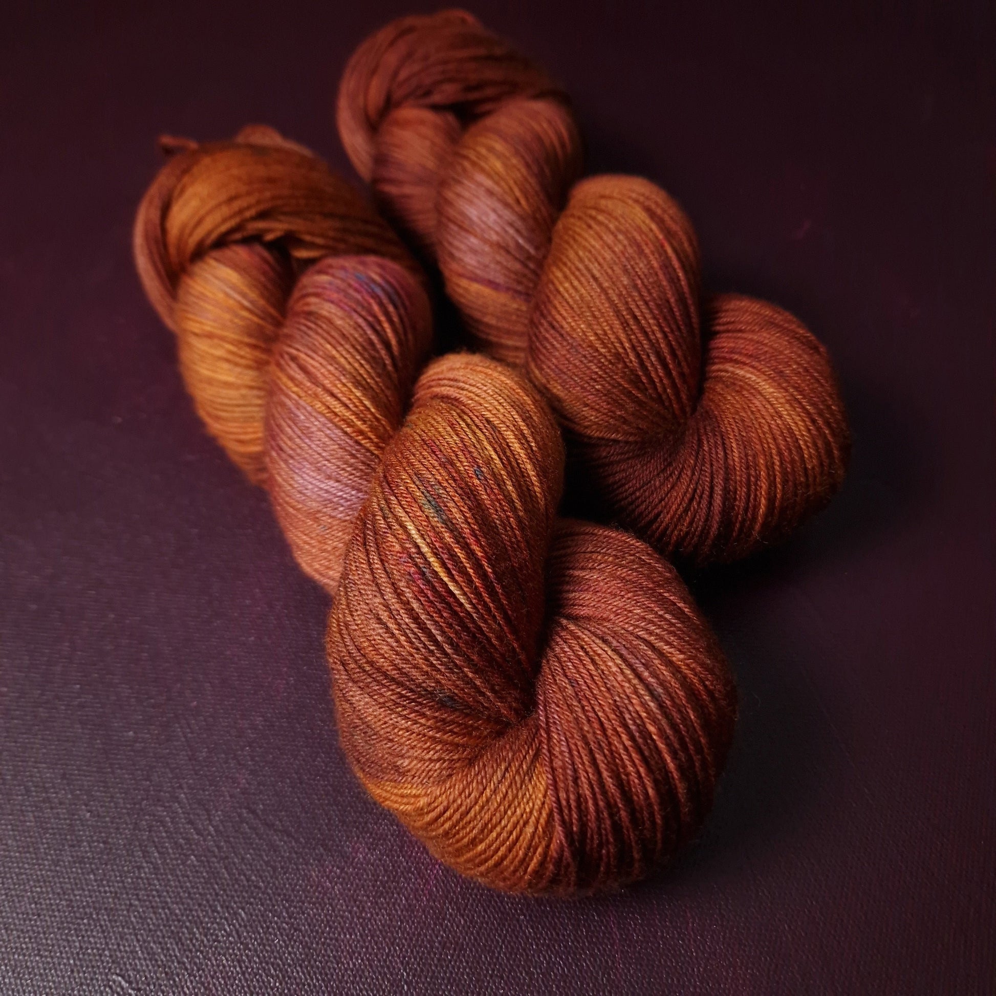 Hand dyed yarn ~ Old Love Never Rust ***Dyed to order ~ Sock, Merino Singles, DK, Aran, Mohair Silk