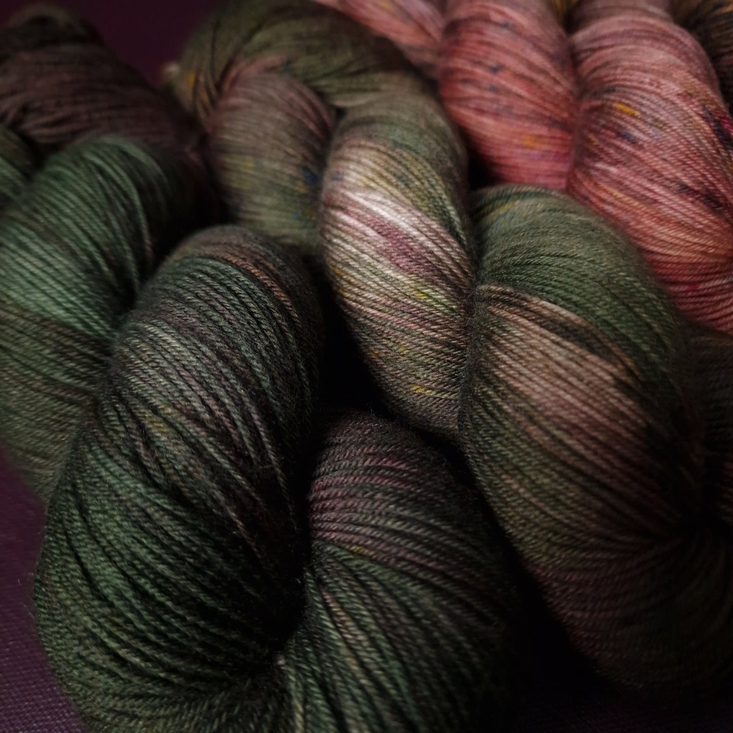 Hand dyed yarn Set ~ Autumn Stories ***Dyed to order ~ Sock, Merino Singles, DK, Aran, Mohair Silk