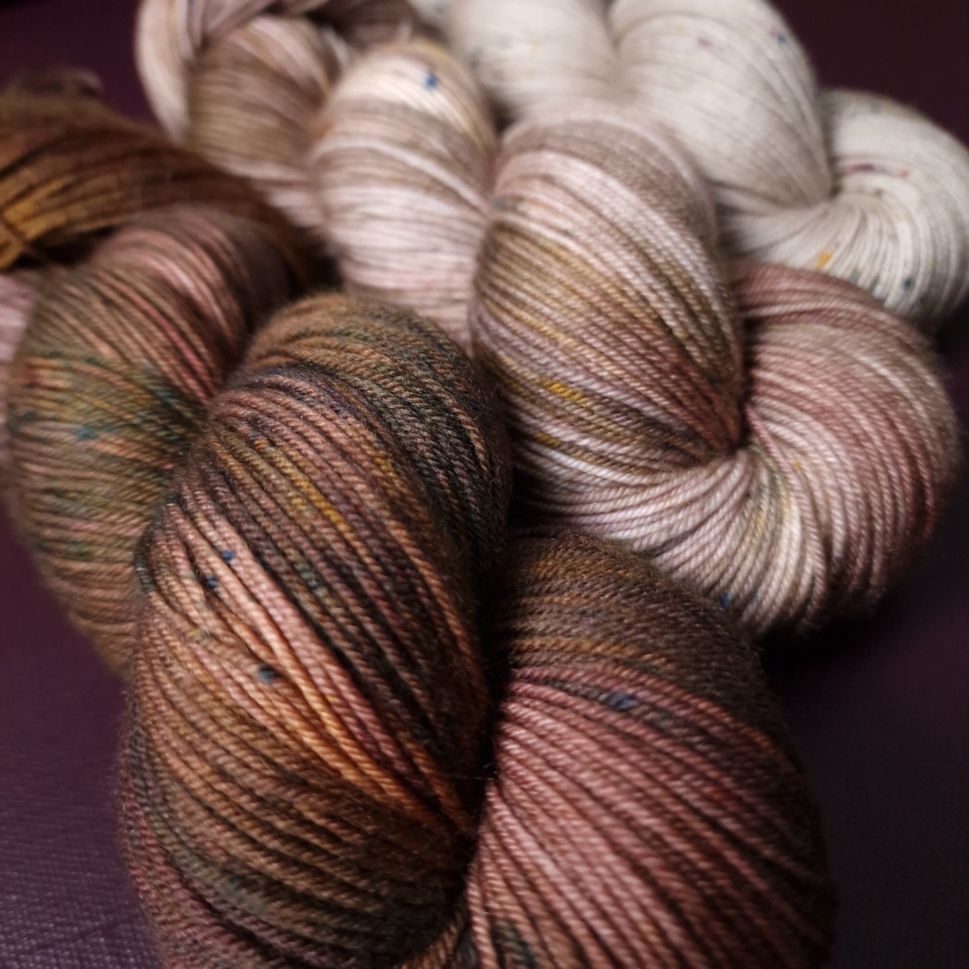 Hand dyed yarn Set ~ Autumn Dreams ***Dyed to order ~ Sock, Merino Singles, DK, Aran, Mohair Silk