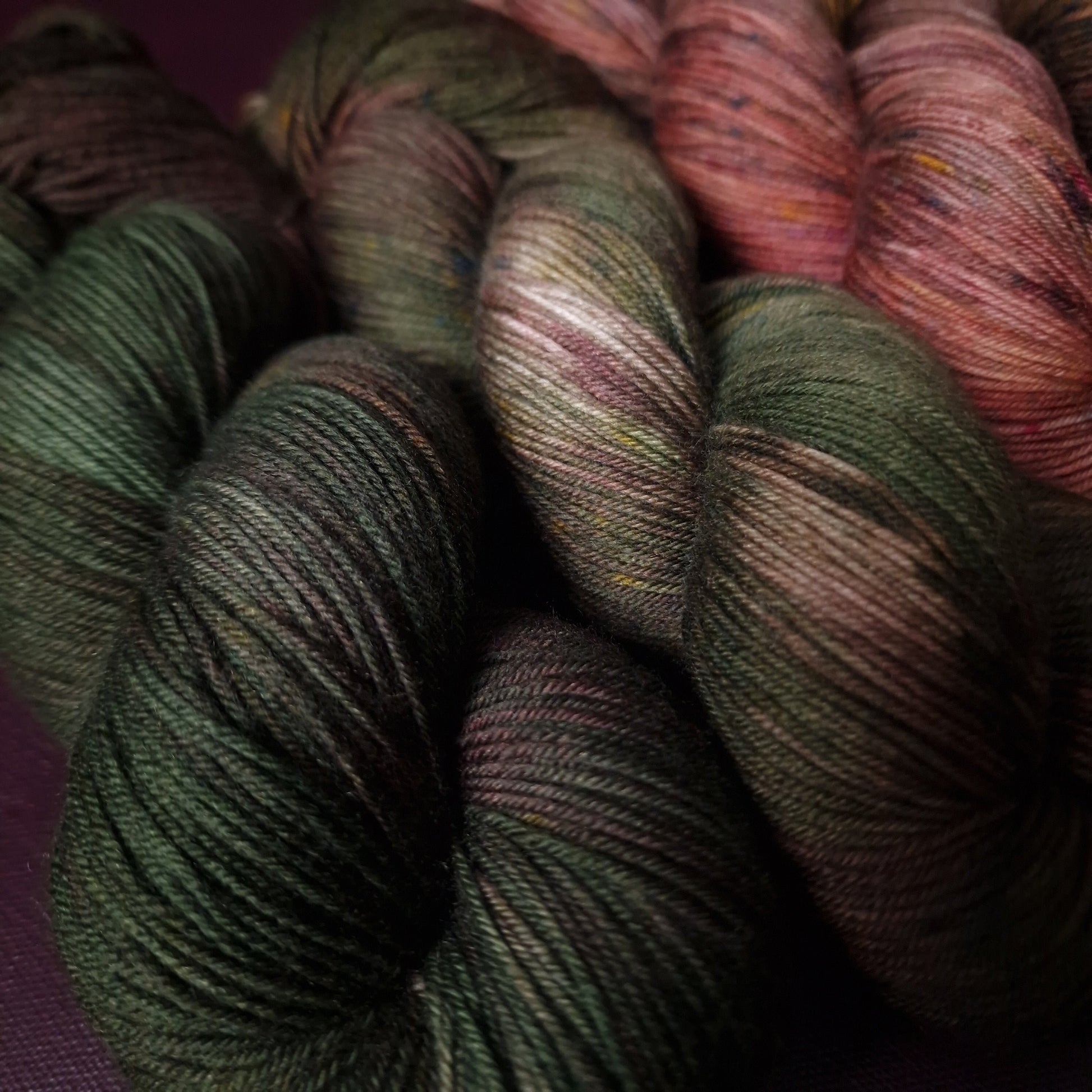 Hand dyed yarn Set ~ Woodland Stories ***Dyed to order ~ Sock, Merino Singles, DK, Aran, Mohair Silk