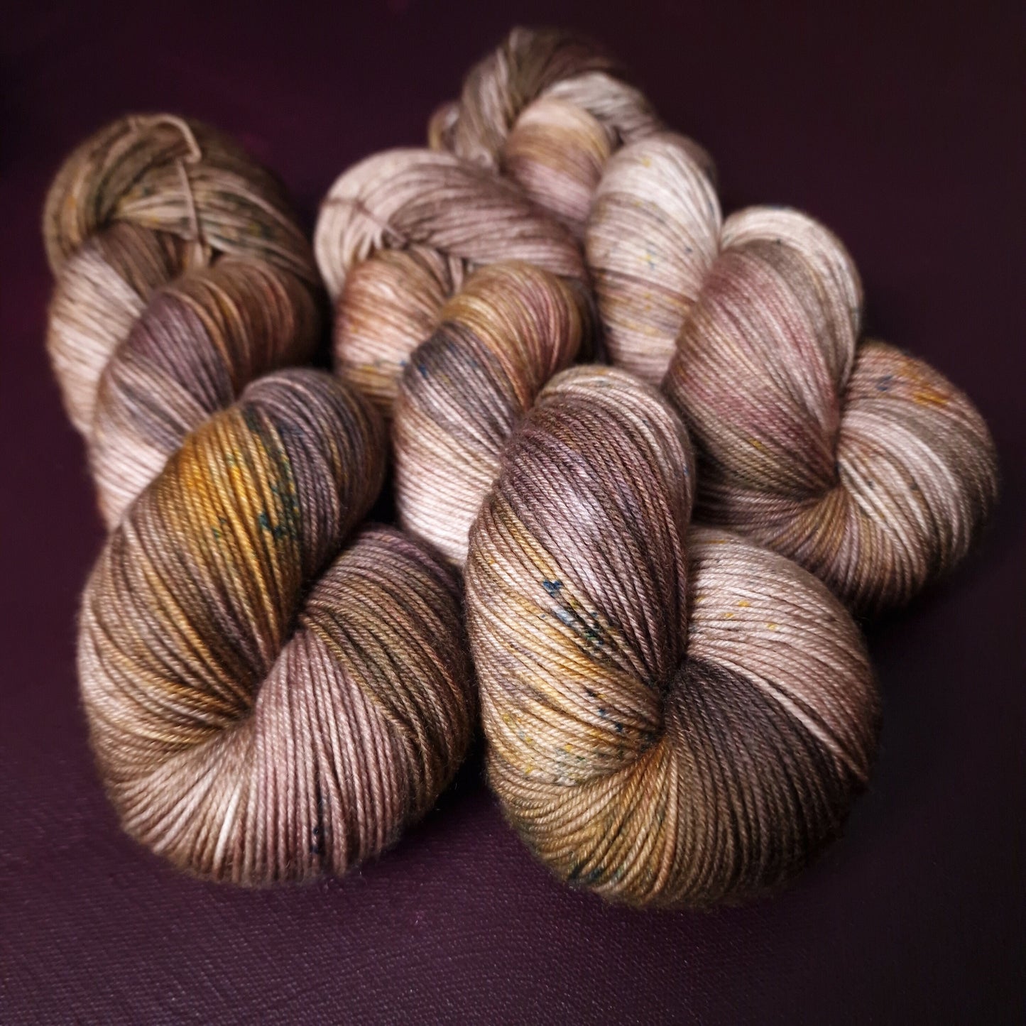 Hand dyed yarn ~ Dirty Chai Latte ***Dyed to order ~ Sock, Merino Singles, DK, Aran, Mohair Silk