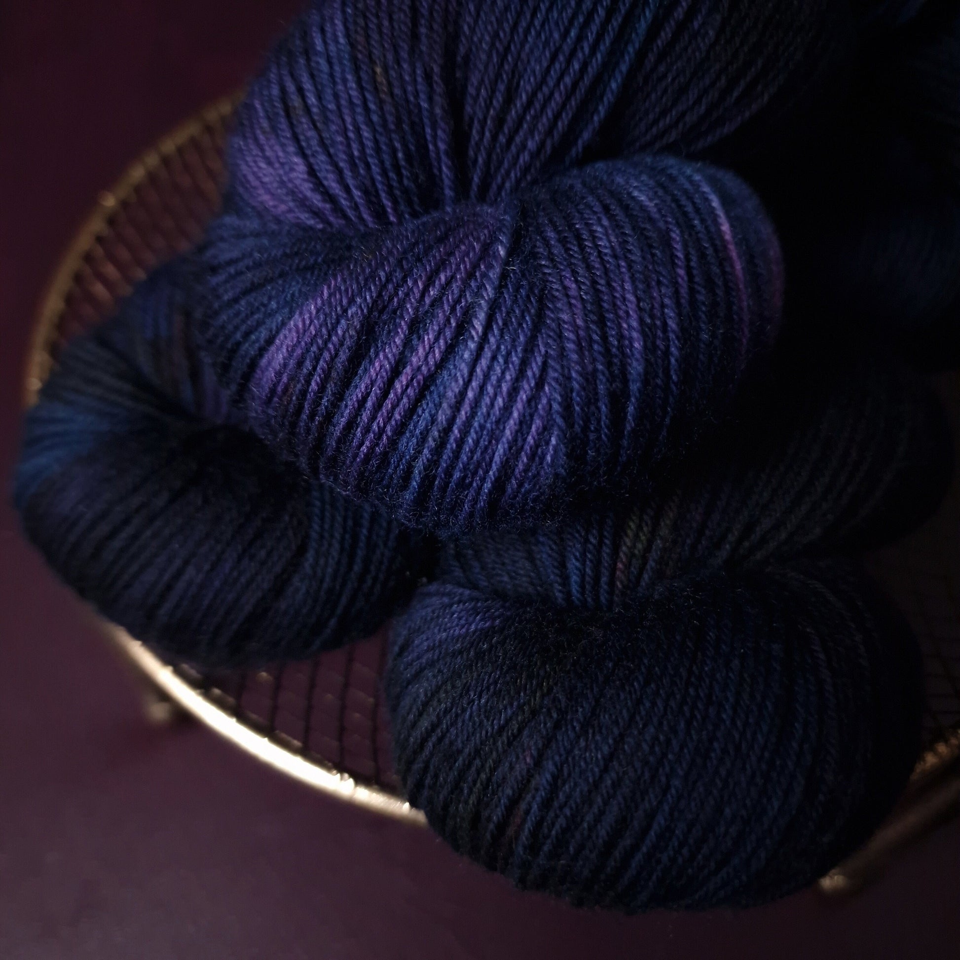 Hand dyed yarn ~ Midnight Rider ***Dyed to order ~ Sock, Merino Singles, DK, Aran, Mohair Silk