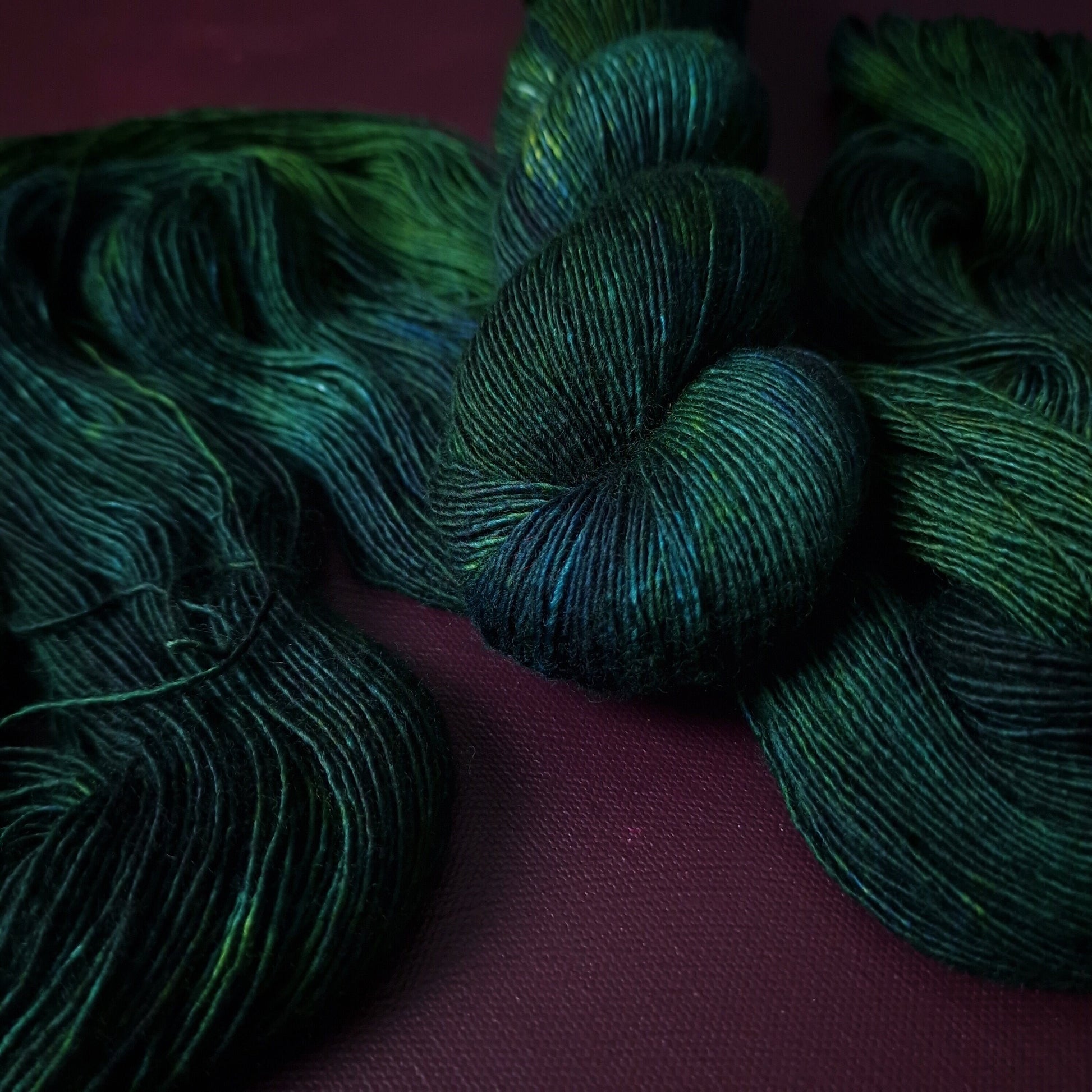 Hand dyed yarn ~ Poseidon ***Dyed to order ~ Sock, Merino Singles, DK, Aran, Mohair Silk