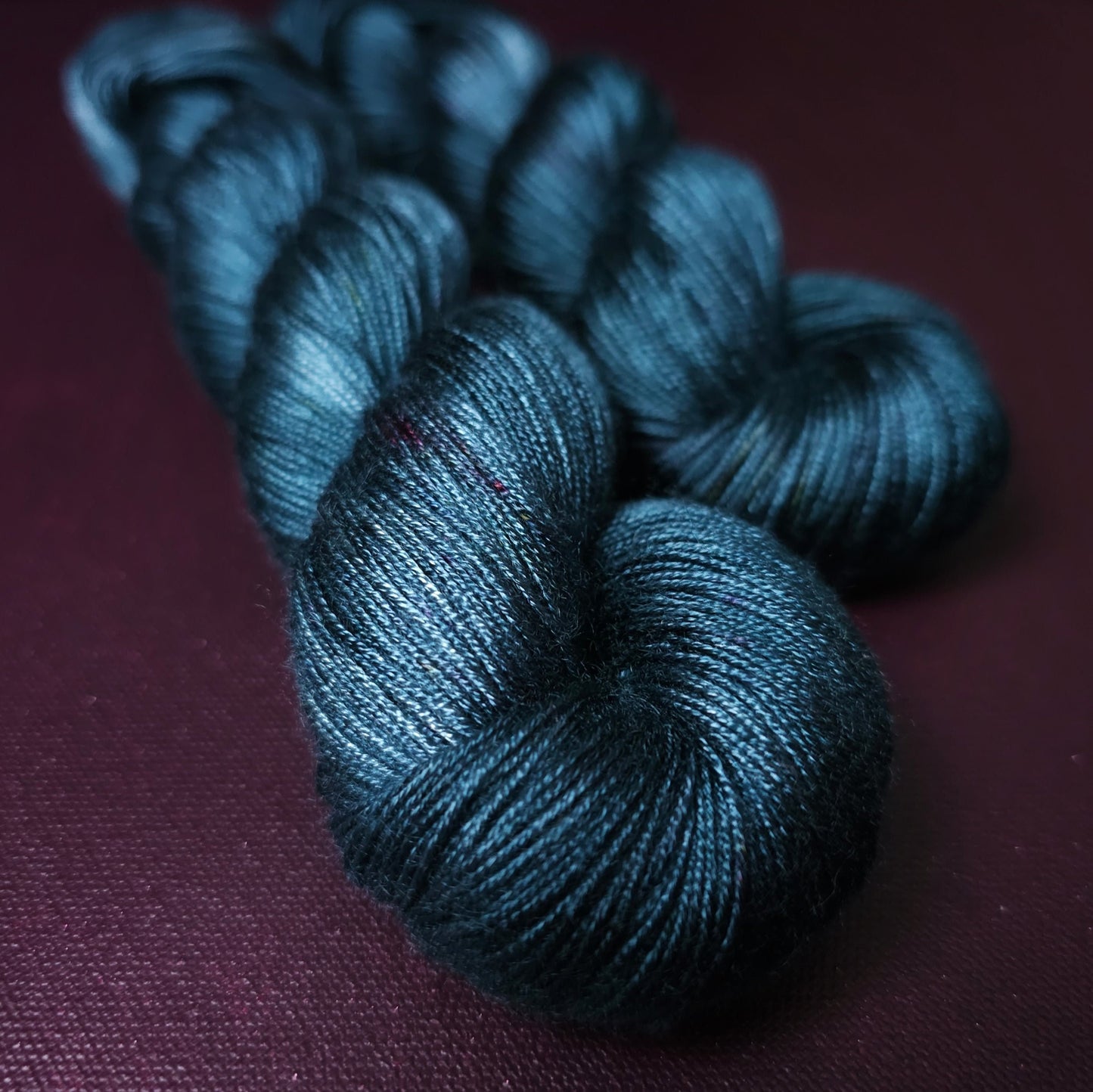 Hand dyed yarn ~ Evening Dove ***Dyed to order ~ fingering / DK weight tencel OR bamboo yarn, vegan, hand painted