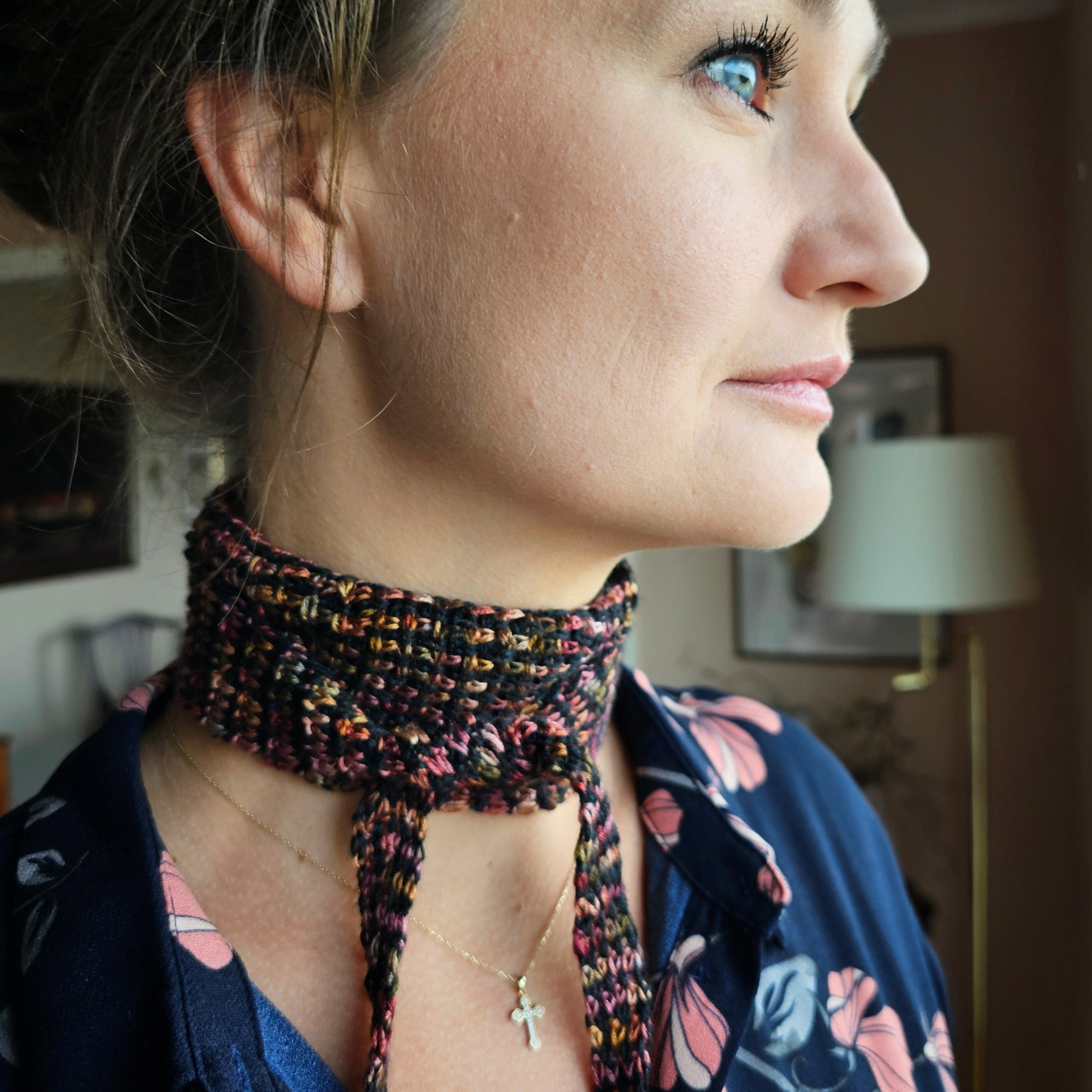 CROCHET PATTERN ~ Teatime Scarf ~ pattern only, pdf, structured