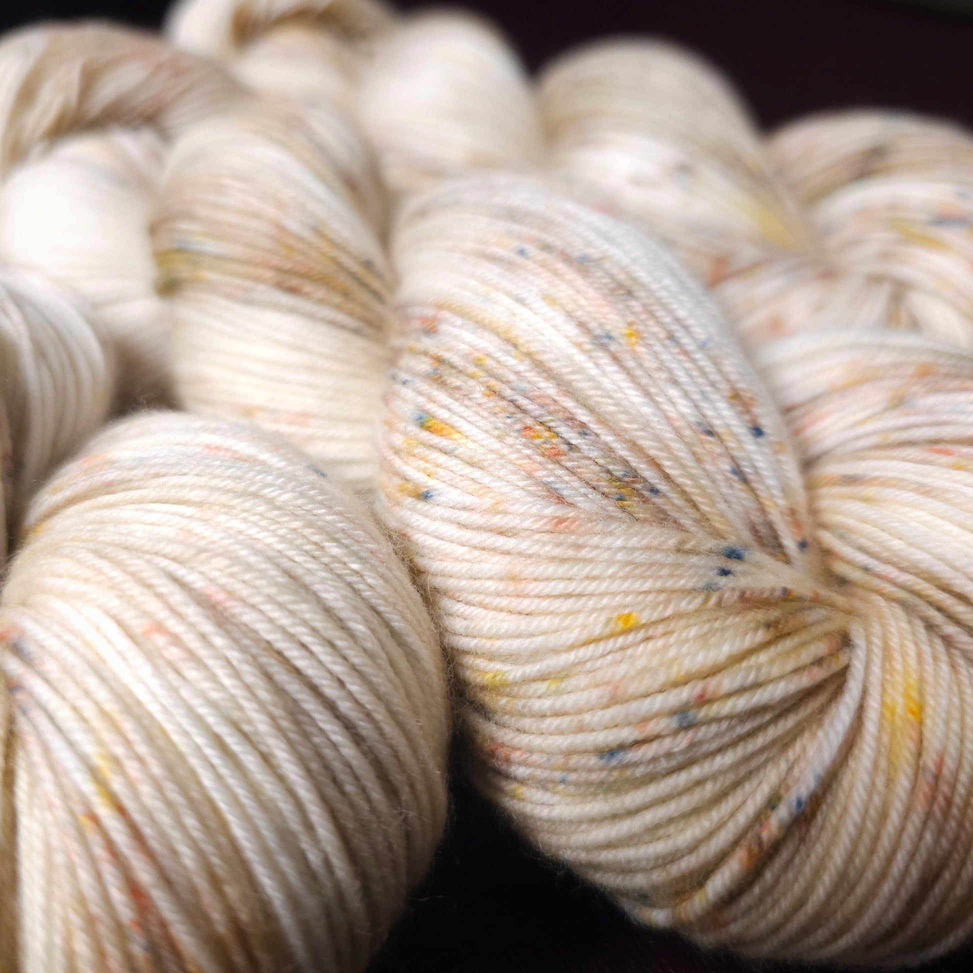 Fancy Sprinkles, Hand Dyed Merino Nylon Yarn, Mohair Silk Fingering Yarn, Gold Superwash Sock Yarn, Indie Dyed Knitting Supplies