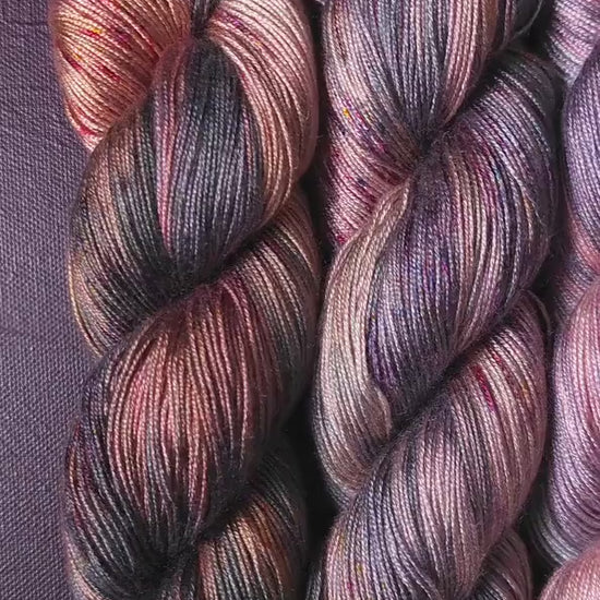 Lucky Dip Hand Dyed Vegan Yarn Fade Set, One Of A Kind Knitting Yarn, Fingering Weight Tencel Yarn, Hand Painted Crochet Thread,