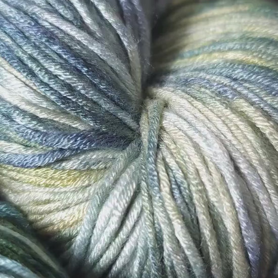 Lucky Dip nr 2, Hand Dyed Vegan Yarn Fade Set, One Of A Kind Knitting Yarn, DK Weight bamboo Yarn, Shiny Hand Painted Crochet Thread