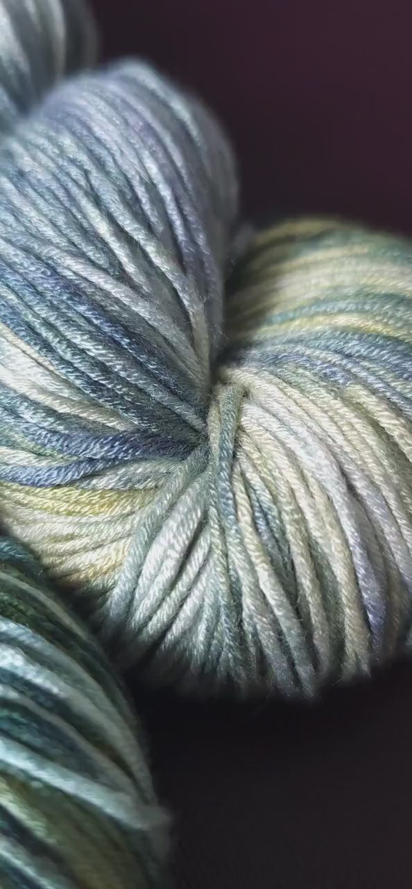 Lucky Dip nr 2, Hand Dyed Vegan Yarn Fade Set, One Of A Kind Knitting Yarn, DK Weight bamboo Yarn, Shiny Hand Painted Crochet Thread