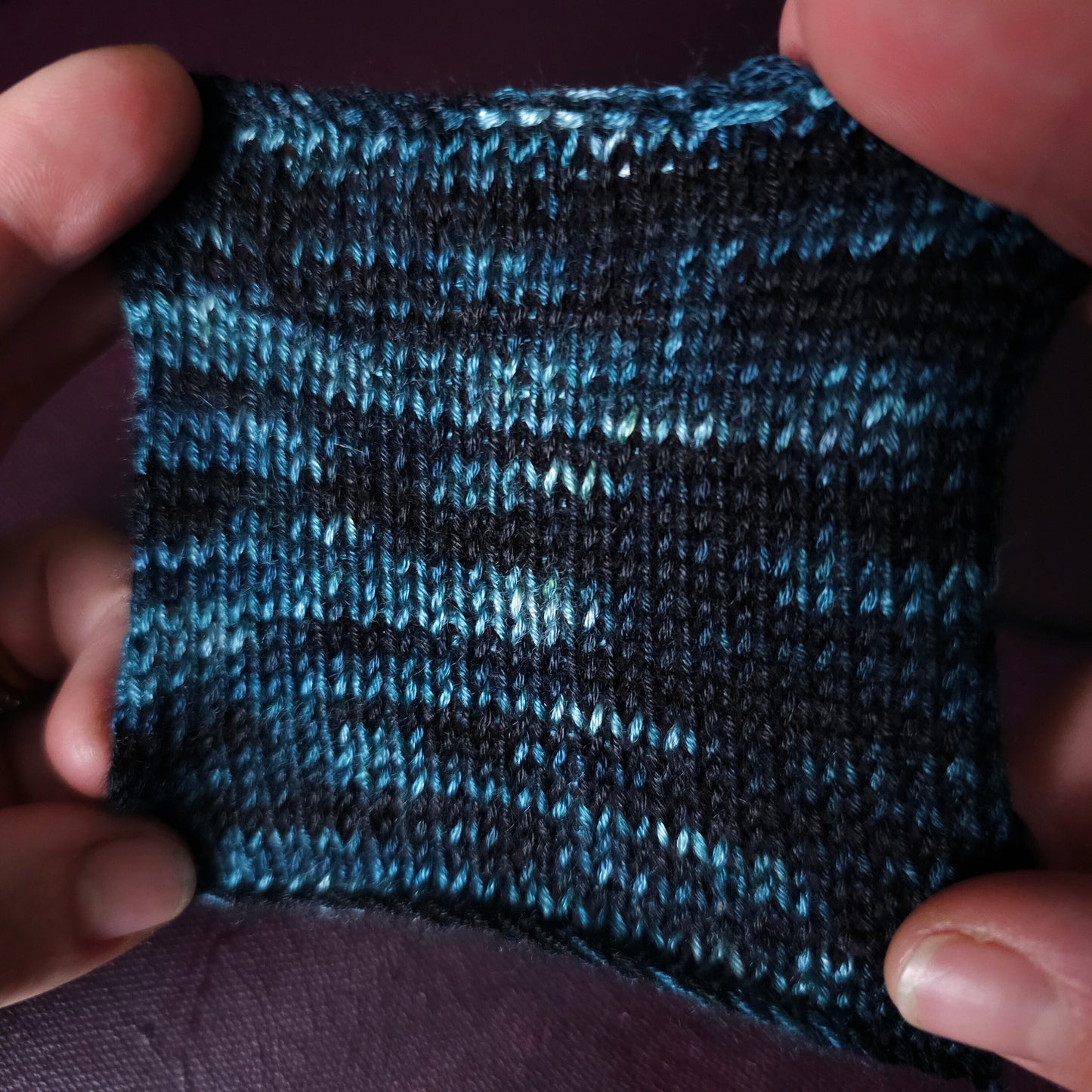 Atolla, Hand dyed vegan yarn, variegated yarn, fingering / DK weight knitting yarn, tencel / bamboo / cotton crochet thread