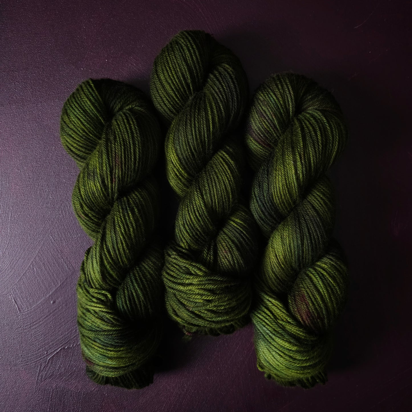 Fresh Moss, hand dyed merino singles yarn, gifts for knitters, gold lurex sock yarn, colorful knitting supplies, merino crochet sock yarn