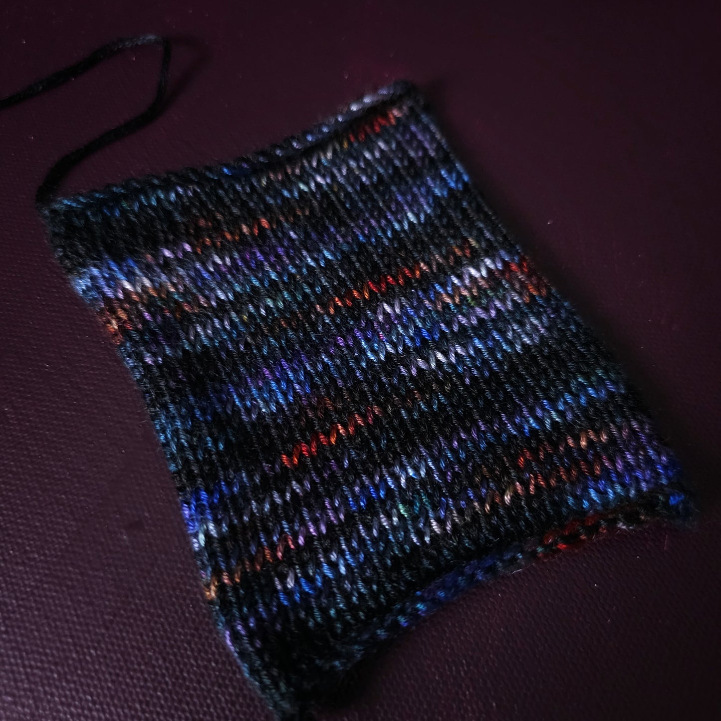 Midnight Memories, Hand dyed vegan yarn, variegated yarn, fingering or DK weight knitting yarn, tencel / bamboo / cotton crochet thread