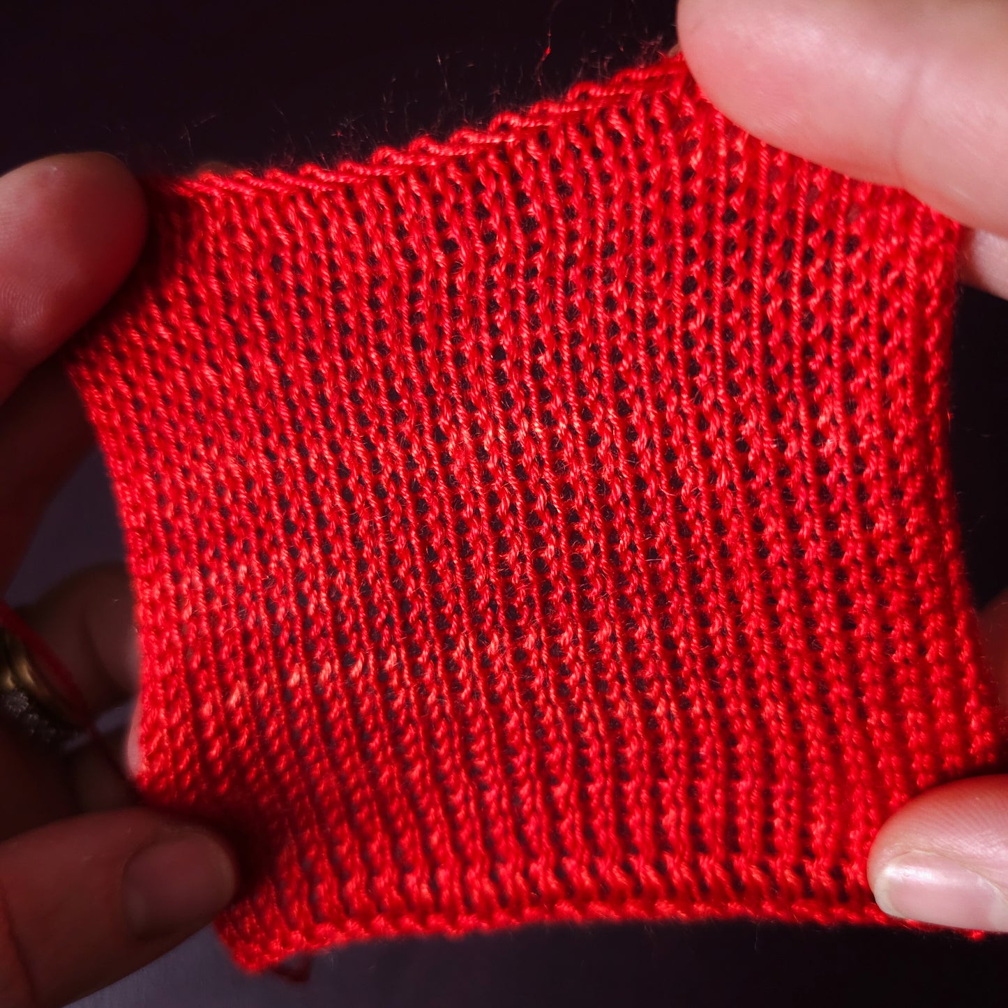 STOP, Hand dyed vegan yarn, variegated yarn, fingering or DK weight knitting yarn, tencel / bamboo / cotton crochet thread