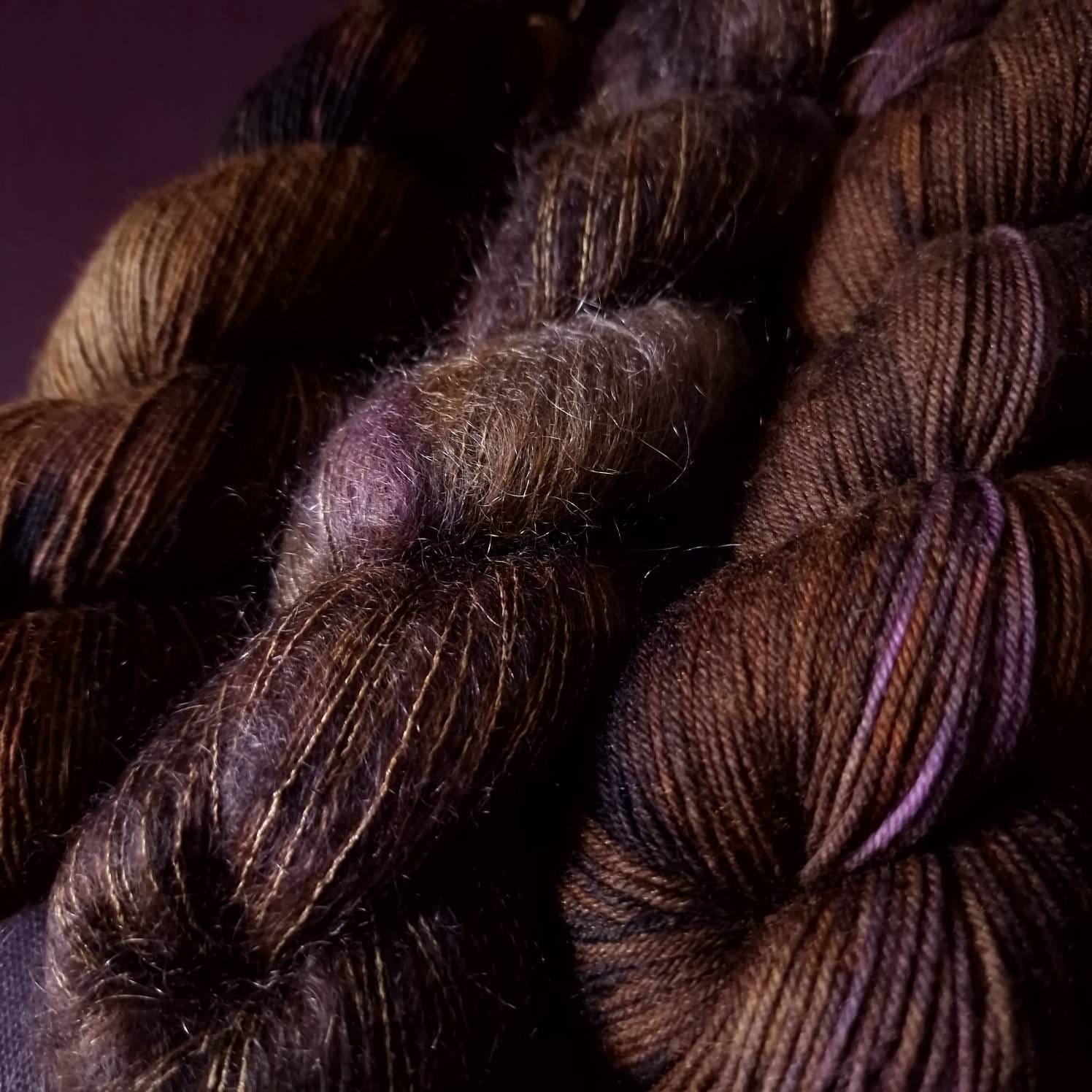 Hand dyed yarn ~ Warm Embrace***Dyed to order ~ Sock, Merino Singles, DK, Aran, Mohair Silk