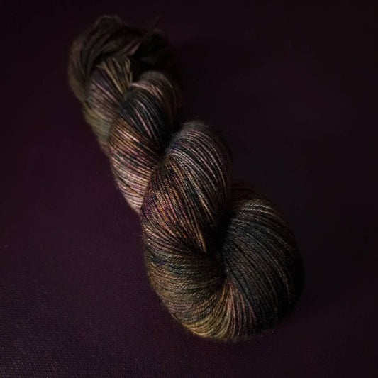 Hand dyed yarn ~ One Hit Wonder ~ rustic sock, merino/nylon, hand painted, indie dyed, variated
